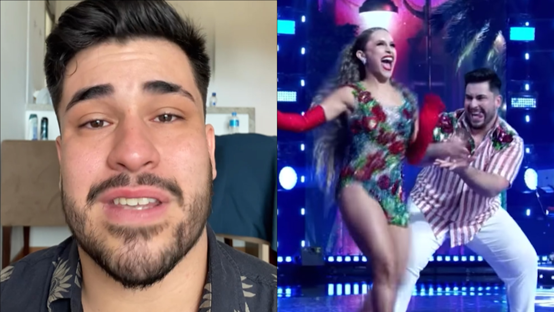 Professor de Carla Diaz vai às lágrimas após derrota no ‘Dança’: “Minha verdade”