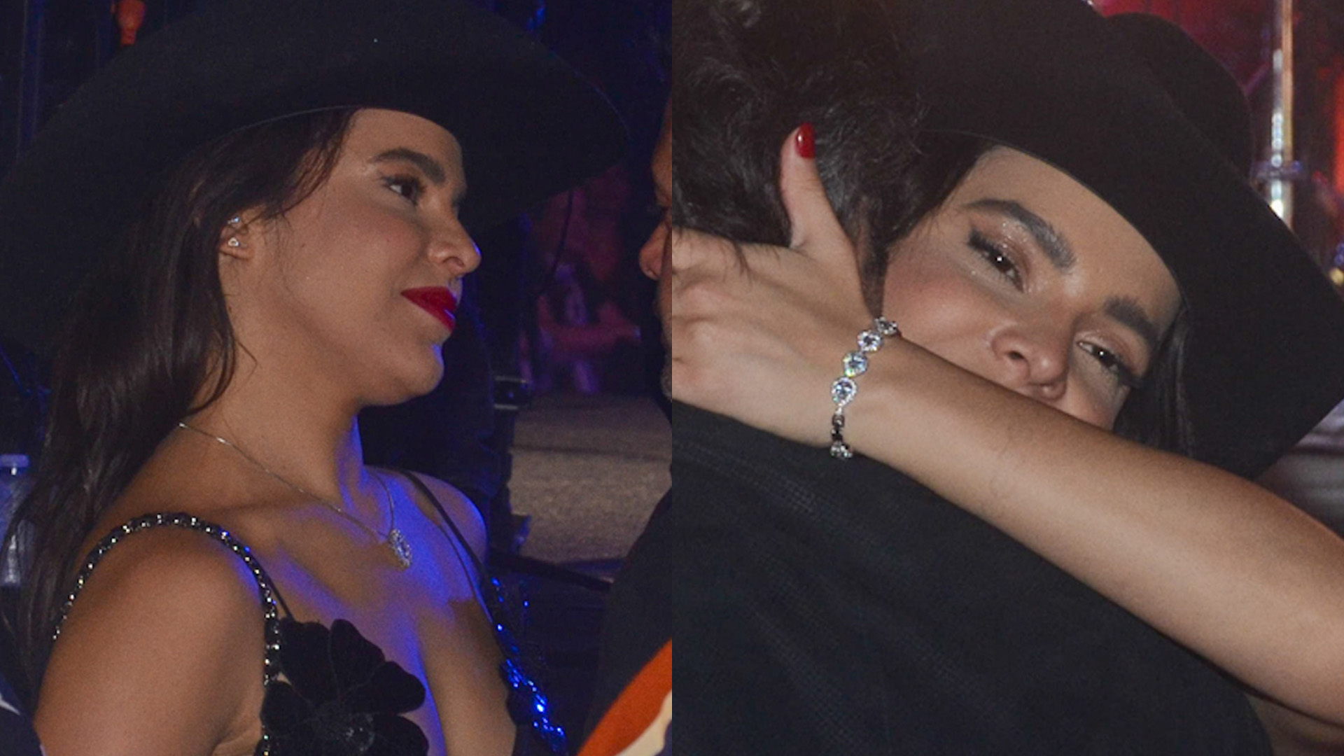 Ex-BBB Emilly Araújo agarra ex de Marina Ruy Barbosa em clima quente