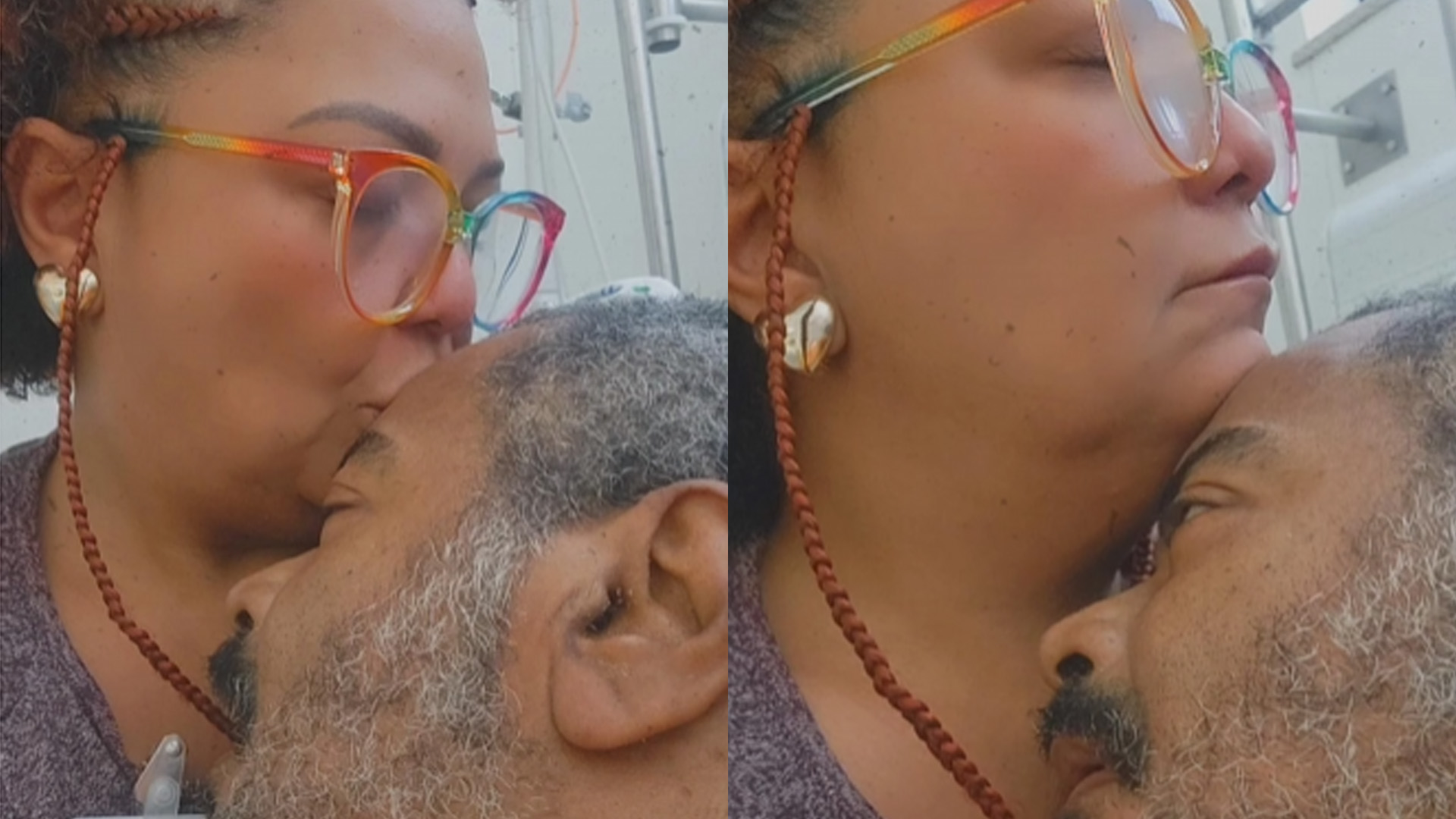 Esposa de Arlindo Cruz abraça cantor no hospital e se declara: “Nosso amar”
