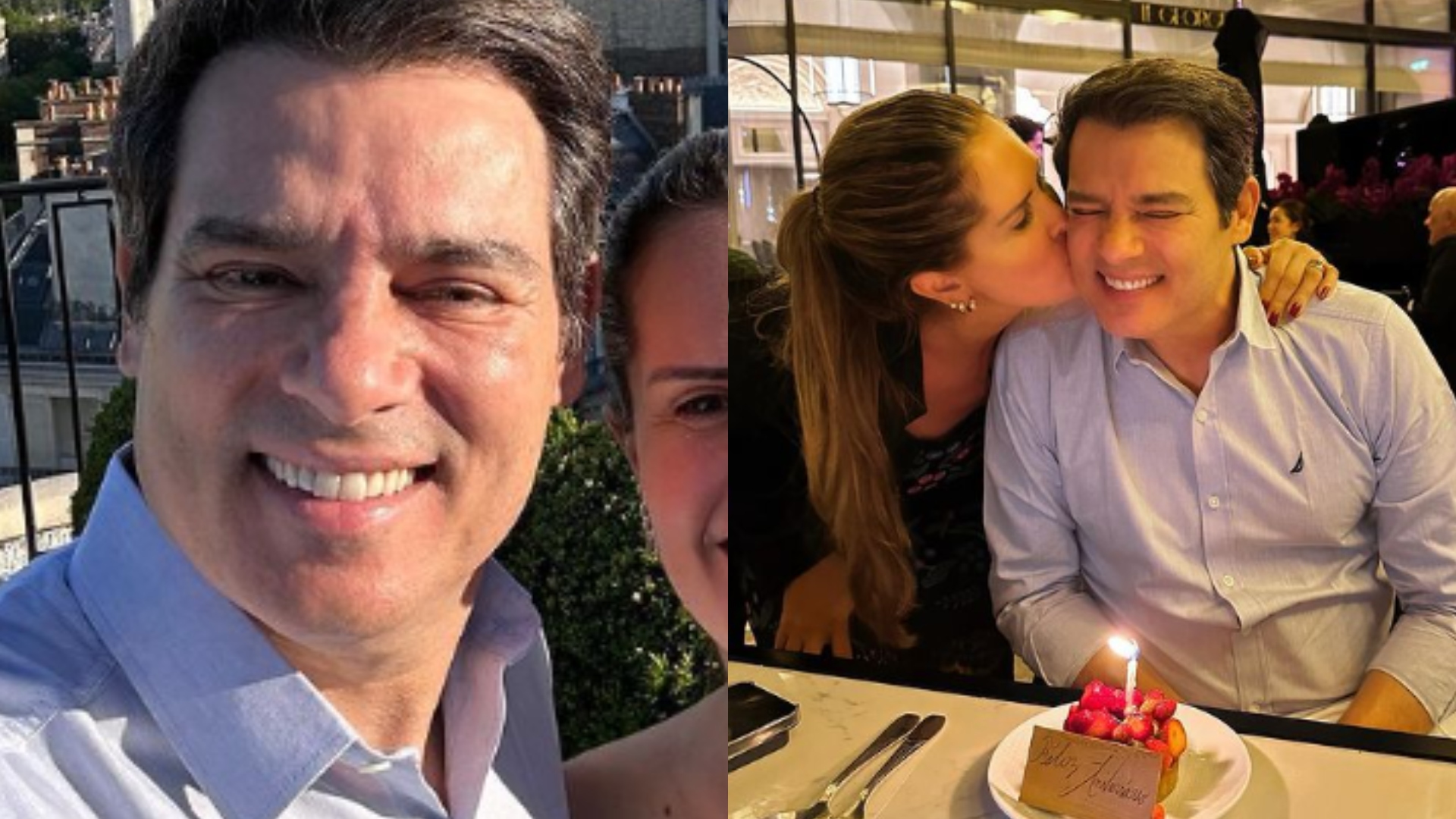 Celso Portiolli é casado? Saiba quem é a discreta companheira do apresentador do SBT