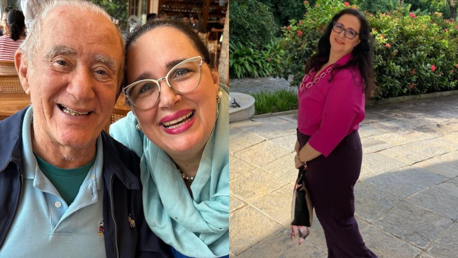 33 anos mais nova, esposa de Renato Aragão é apaixonada pelo humorista desde criança