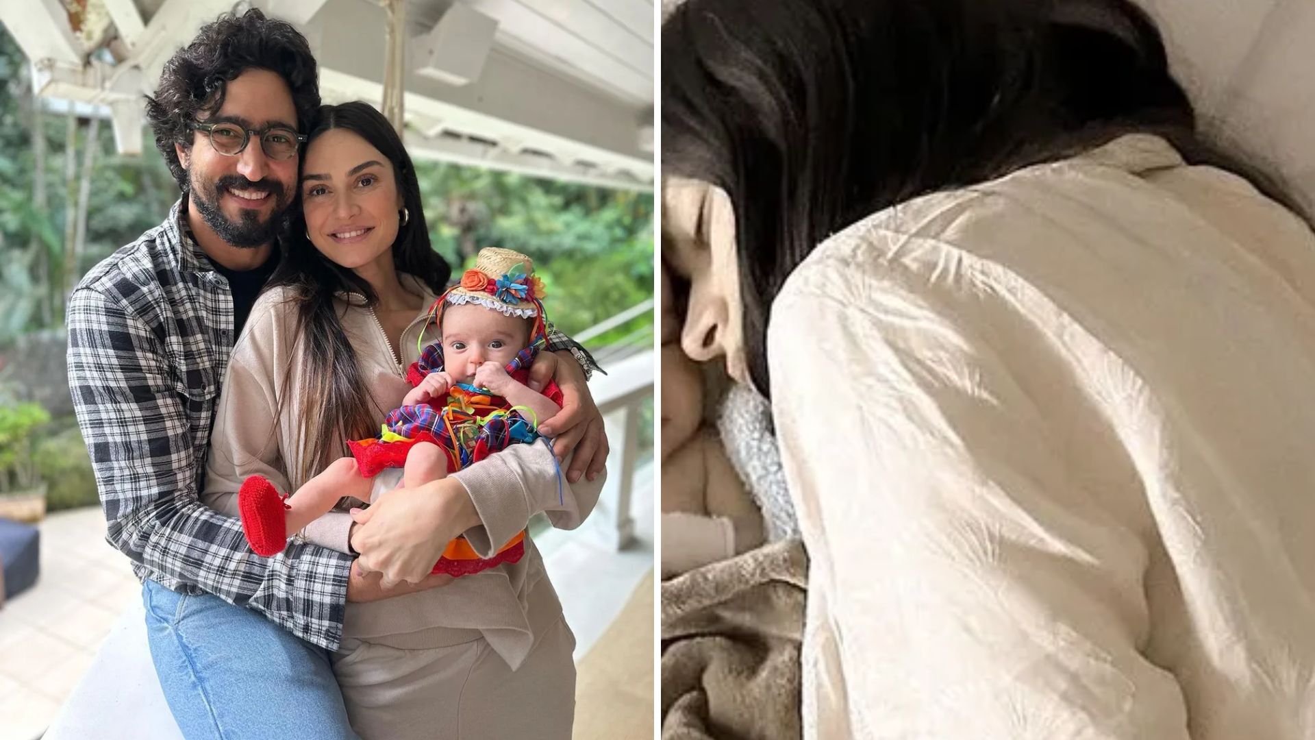 Filha de Thaila Ayala e Renato Góes passa por cirurgia: “Renasceu”