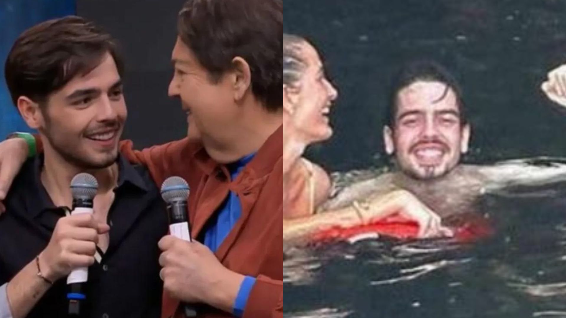 Filho de Faustão curte destino paradisíaco com namorada gata: “Lindos”