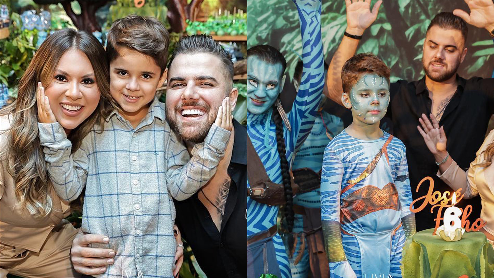 Filho de Zé Neto vira alienígena de ‘Avatar’ em festa luxuosa: “Sonho realizado”
