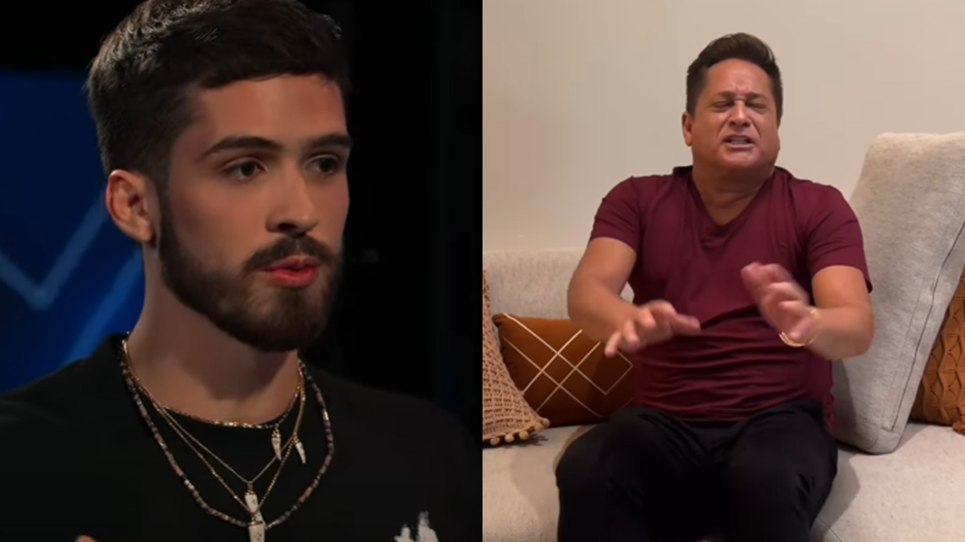 João Guilherme “esquece” Leonardo em entrevista e choca apresentadora: “Não falou do pai!”