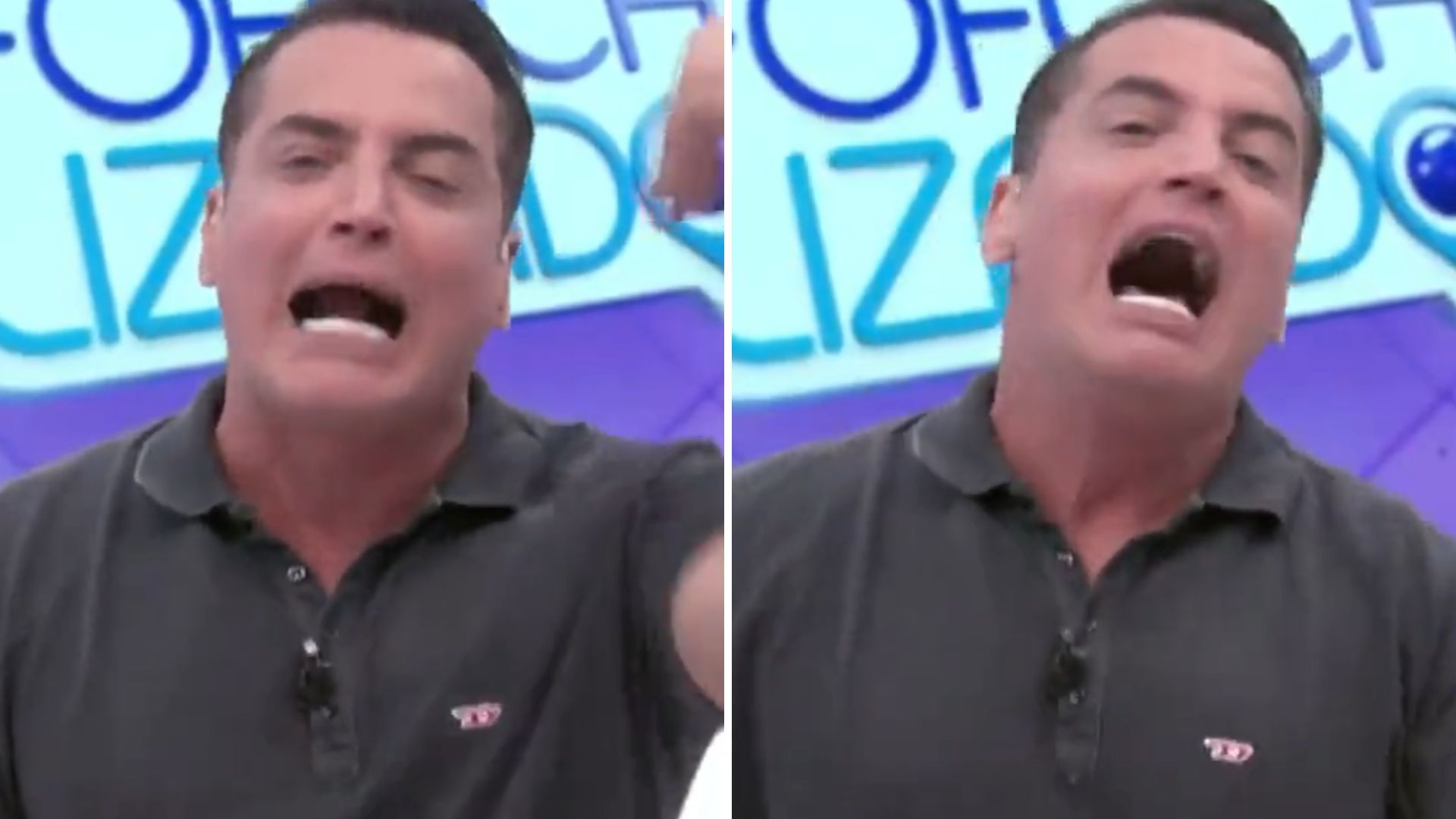 Leo Dias explode e instaura barraco ao vivo no ‘Fofocalizando’: “Cara de pau!”