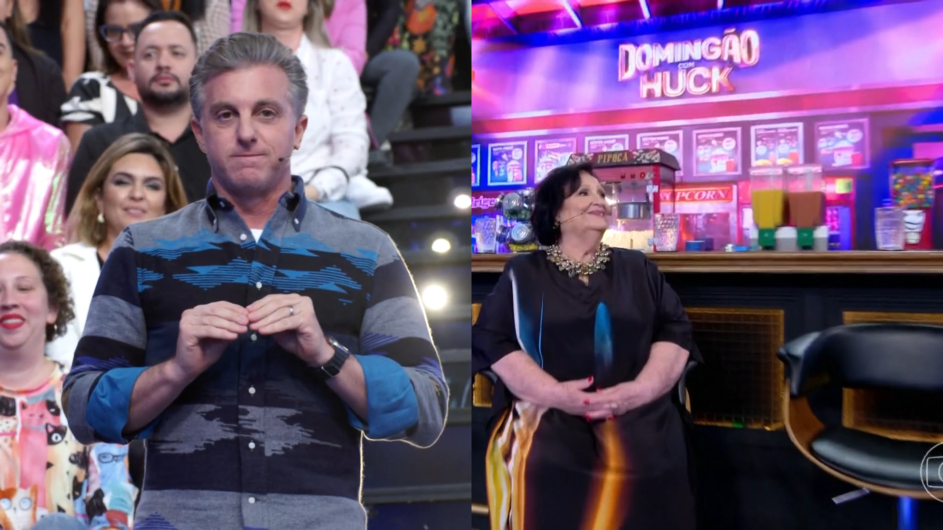 Luciano Huck se pronuncia ao vivo sobre sumiço de Lívia Andrade no Domingão: “Atrasou”