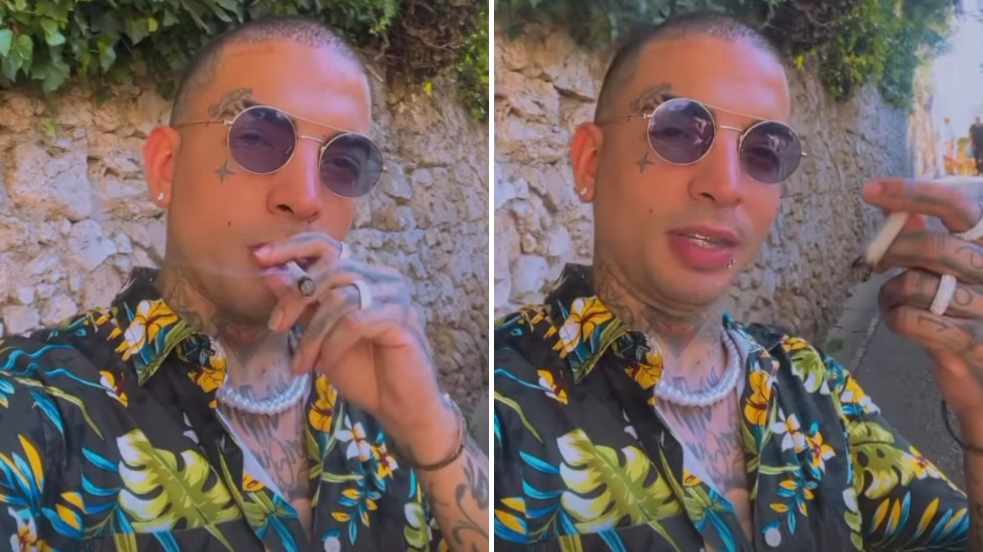 MC Guimê se filma fumando cigarro duvidoso e precisa explicar: “Aqui é legalizado”
