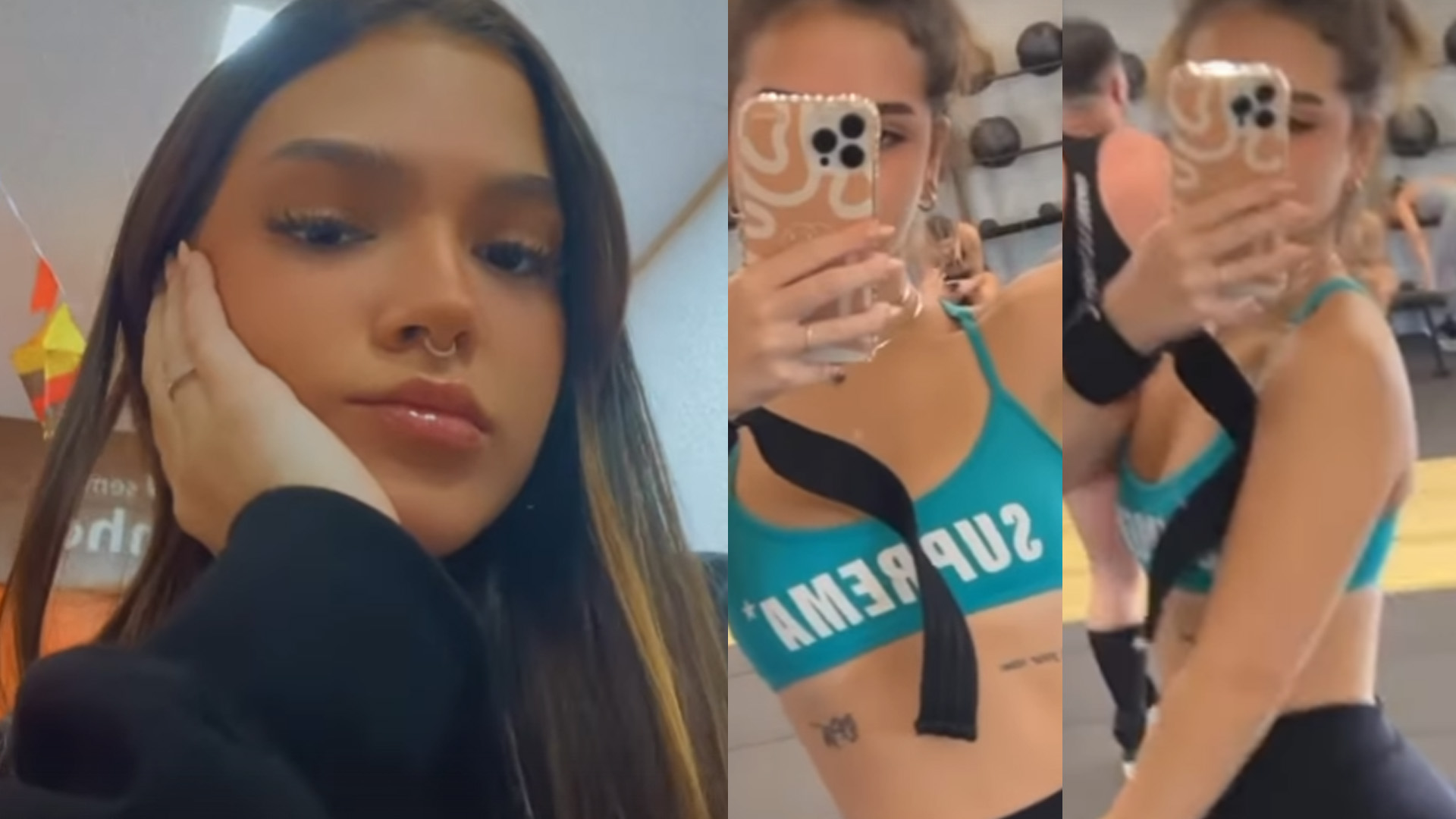 Que mulher! Mel Maia mostra cinturinha de pilão e bumbum avantajado na academia