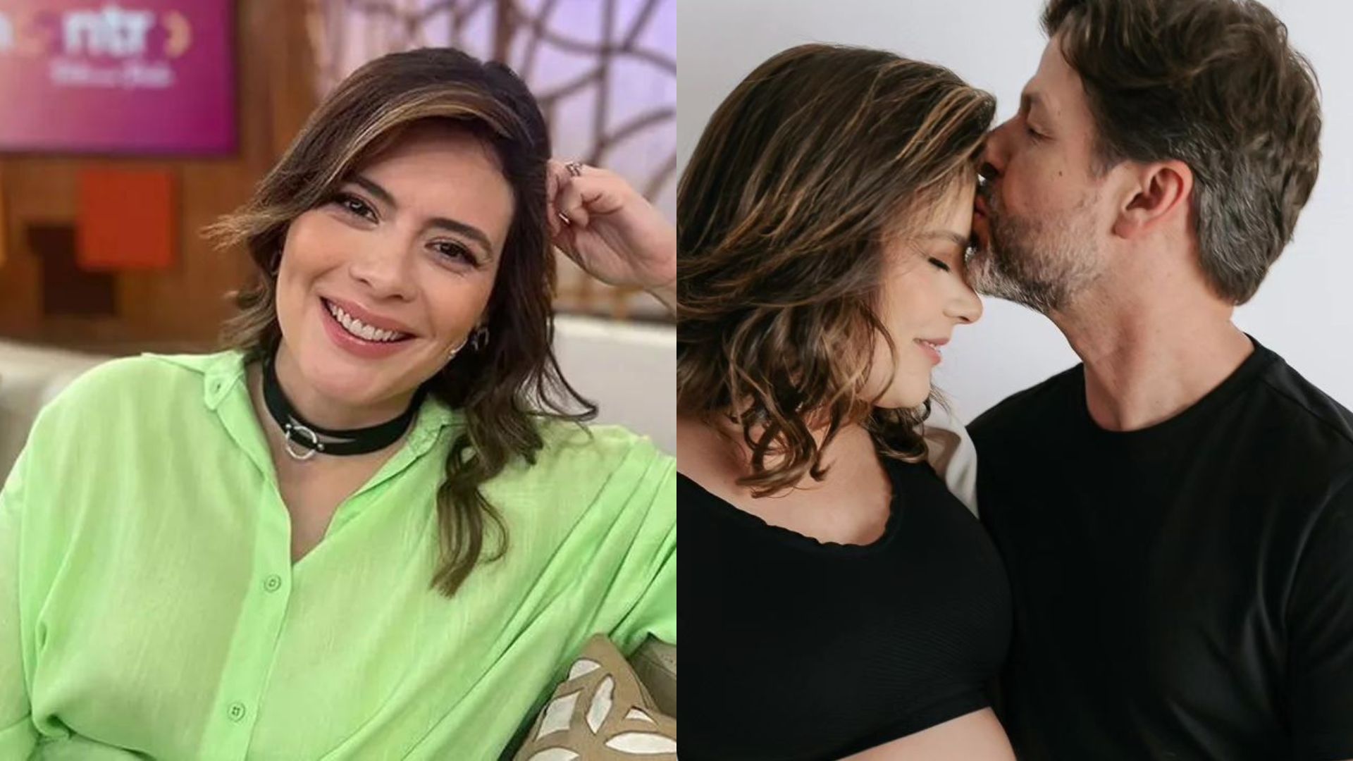 Grávida de diretor do ‘Encontro’, Michelle Loreto impressiona fãs em ensaio: “Barrigão”