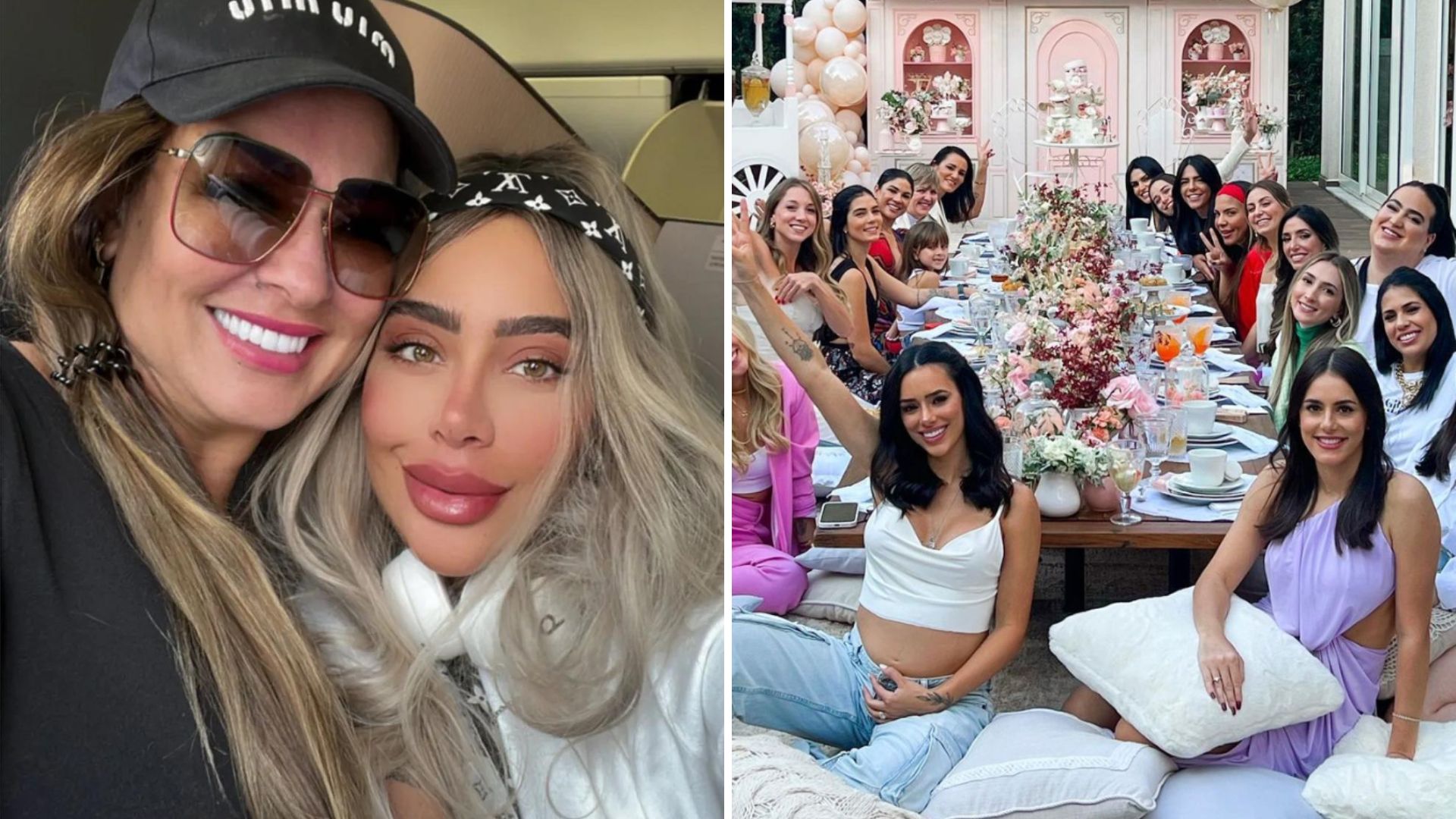 Mãe e irmã de Neymar não apareceram em chá de bebê de Mavie