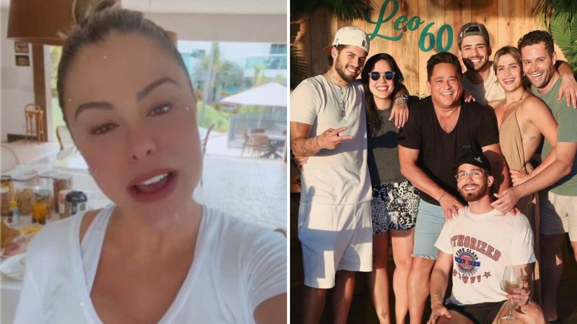 Poliana Rocha organizou força tarefa para reunir filhos de Leonardo: “Milagre”