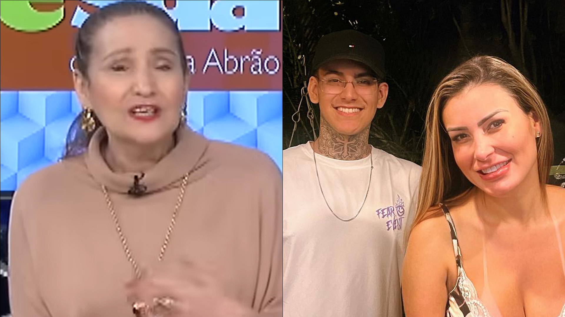 Sonia Abrão fica escandalizada com intimidade polêmica entre Andressa Urach e filho: “Baixo nível”