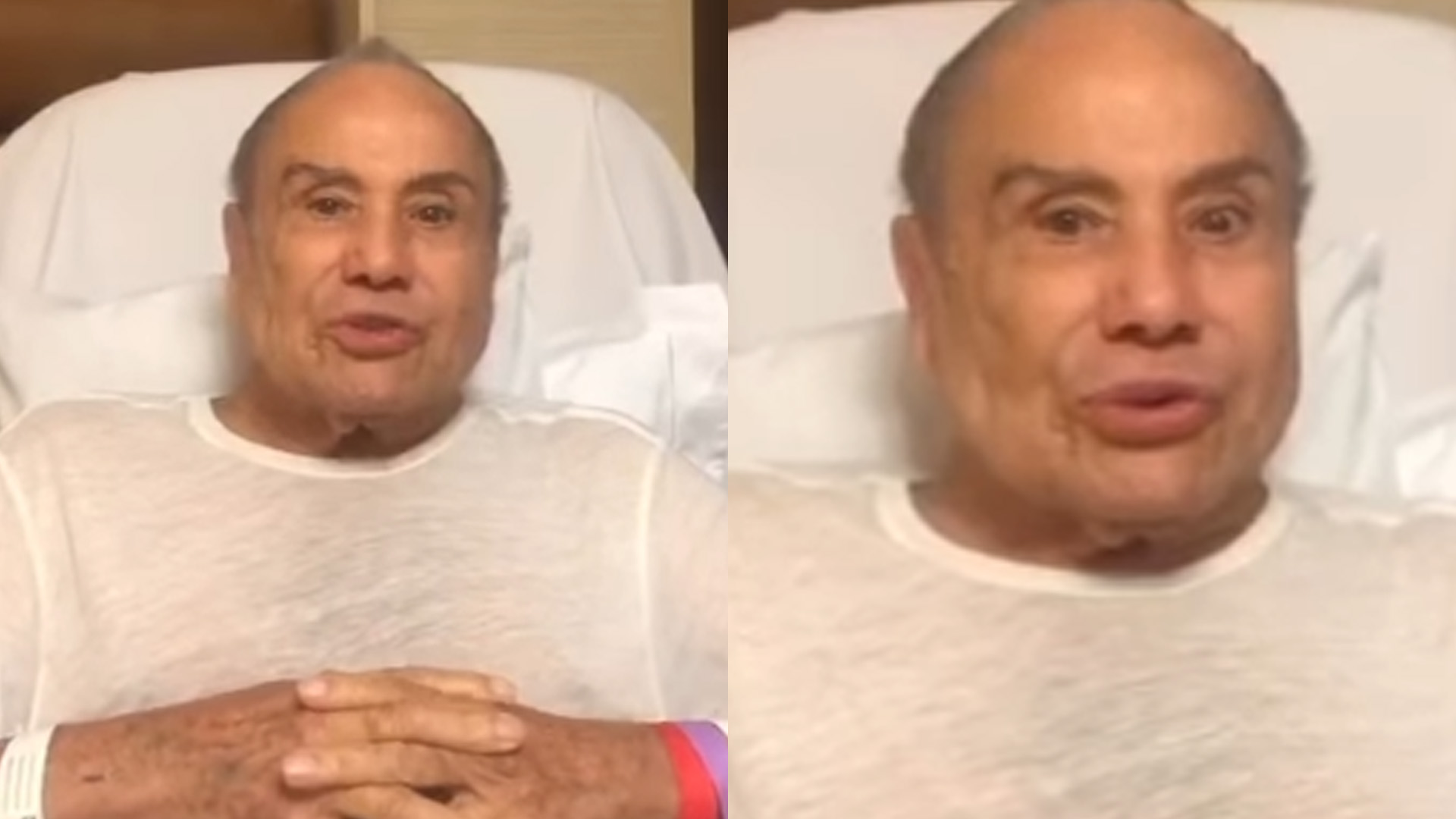 Ainda internado, Stenio Garcia se revolta e dispara em vídeo: “Gente incompetente”