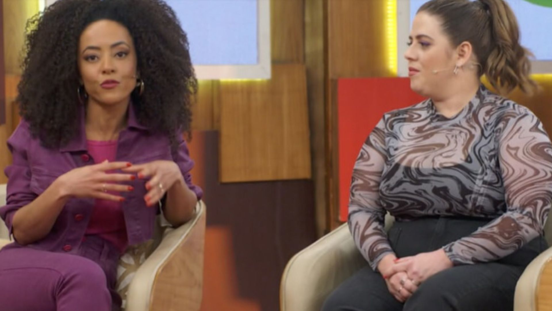 Tati Machado dá bronca em Valéria Almeida e gera climão no ‘Encontro’: “Deixa”