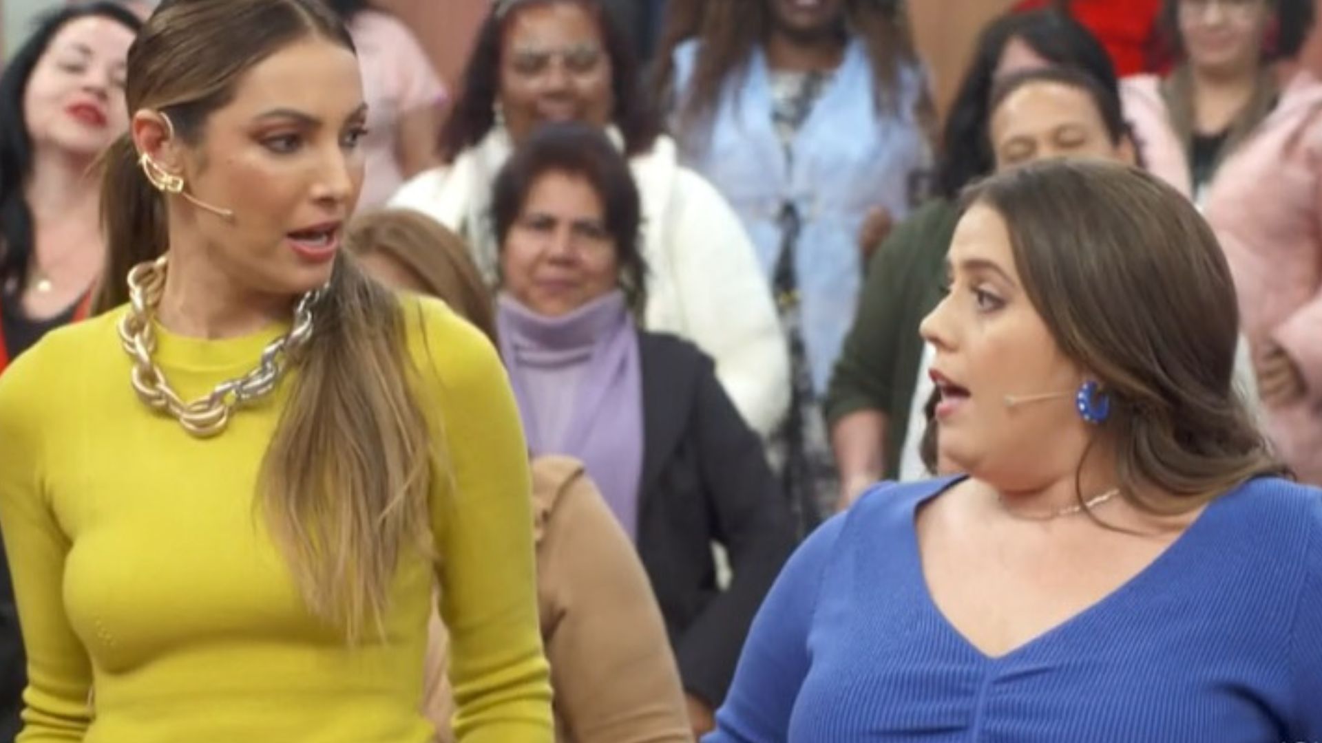 Tati Machado surpreende ao ensinar coreografia no ‘Encontro’: “Tá na Dança dos Famosos”