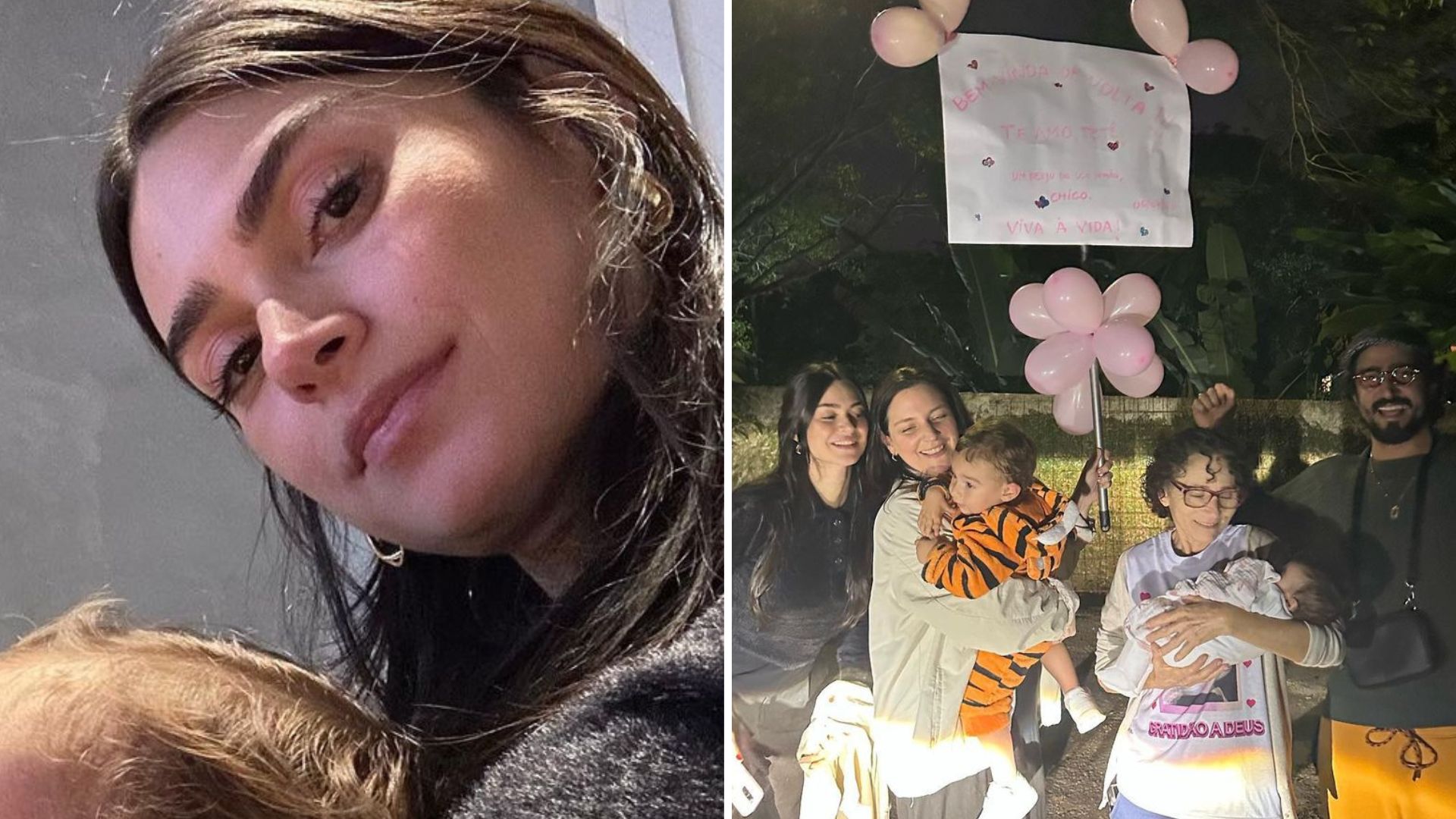 Thaila Ayala volta para casa após cirurgia preocupante da filha: “Como foi difícil”