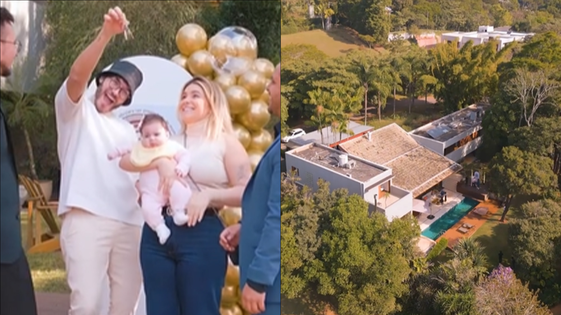 Viih Tube e Eliezer pegam as chaves e mostram nova mansão milionária: “Compramos”
