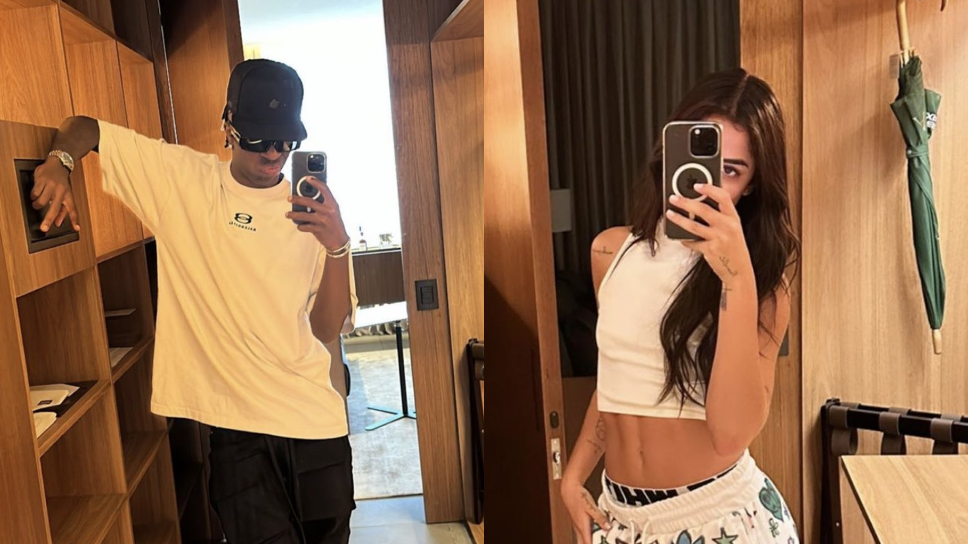 Tá rolando? Vini Jr. e ex-BBB dividem quarto e geram boatos