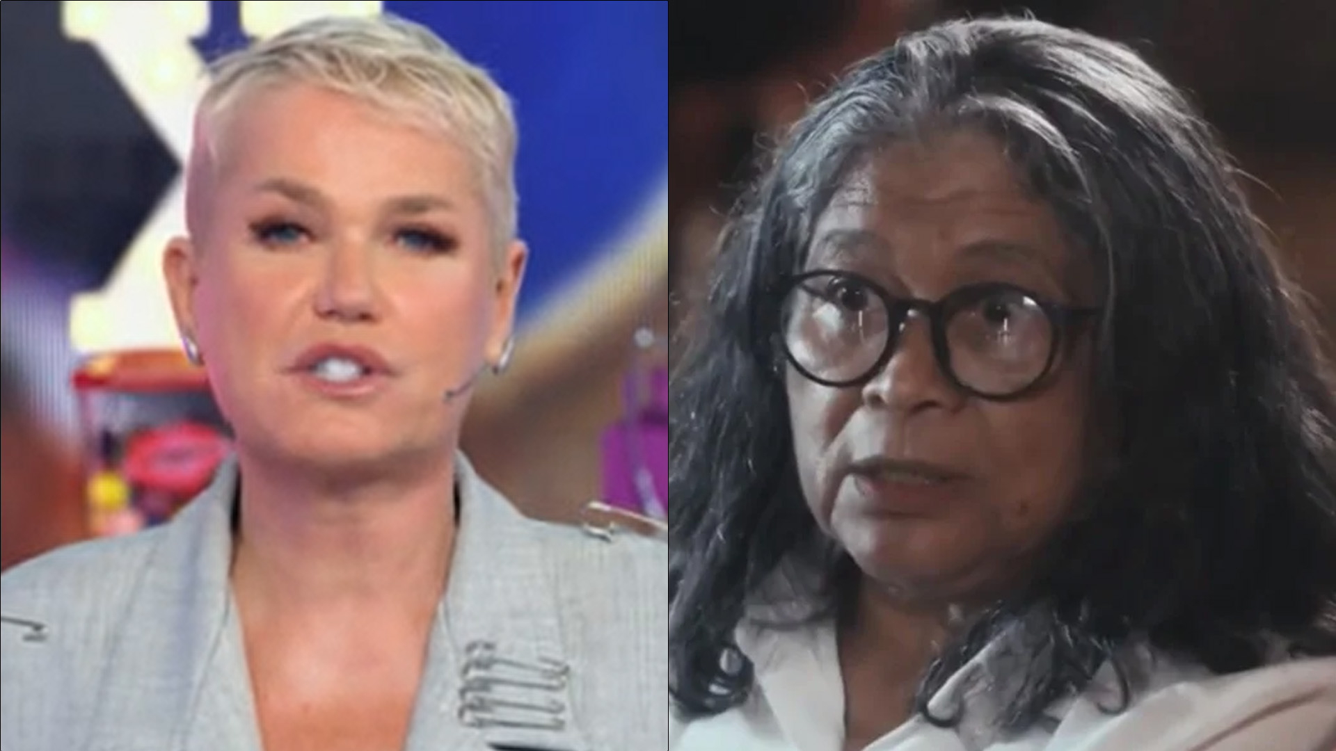 Xuxa Meneghel interrompe ‘Domingão’ e manda recado para Marlene Mattos: “Gostaria de falar…”