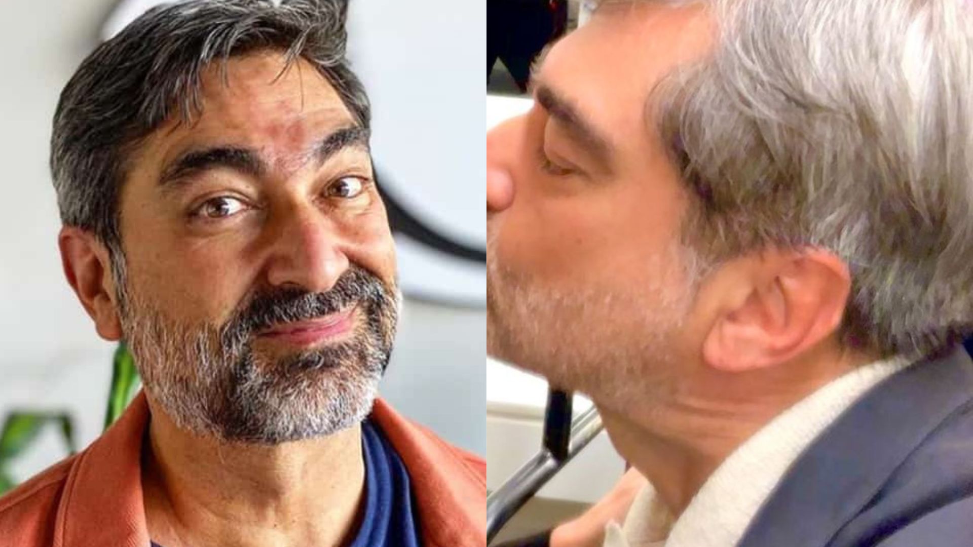 Zeca Camargo dá beijão em ex-global e comemora novo programa: “É oficial”