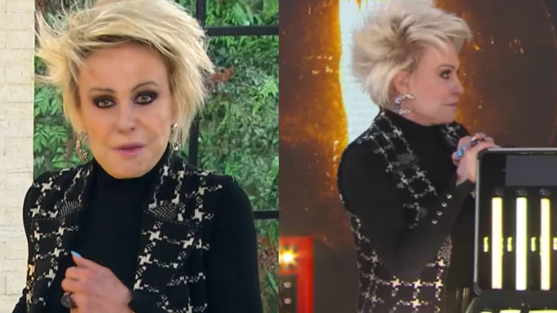 Ana Maria dá patada em convidada ao vivo e gera climão: “Estou falando”