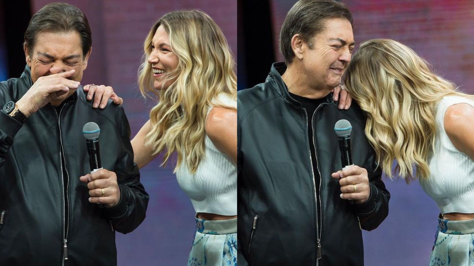 Faustão é surpreendido com declaração comovente de Anne Lottermann: “Sentimentos mais lindos”