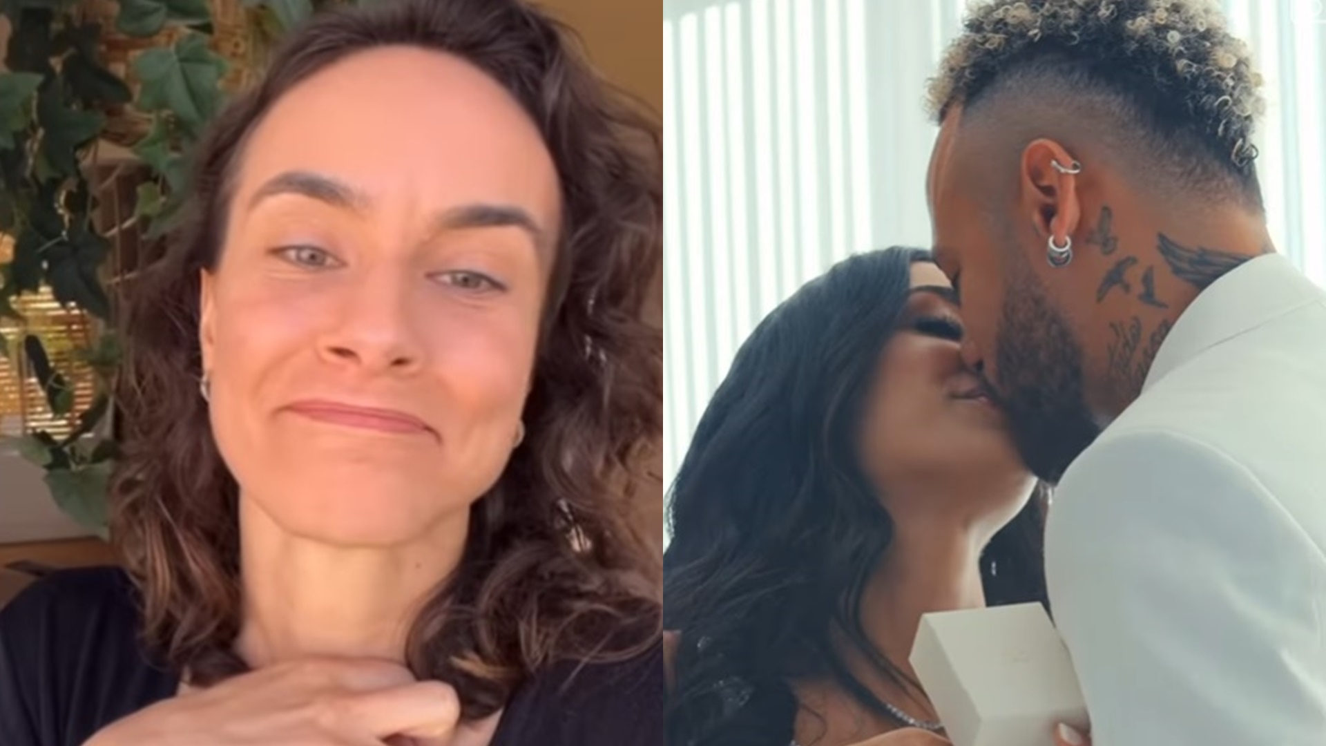 Atriz critica Neymar em público por copiar nome de sua filha: “Bora sugerir outro”