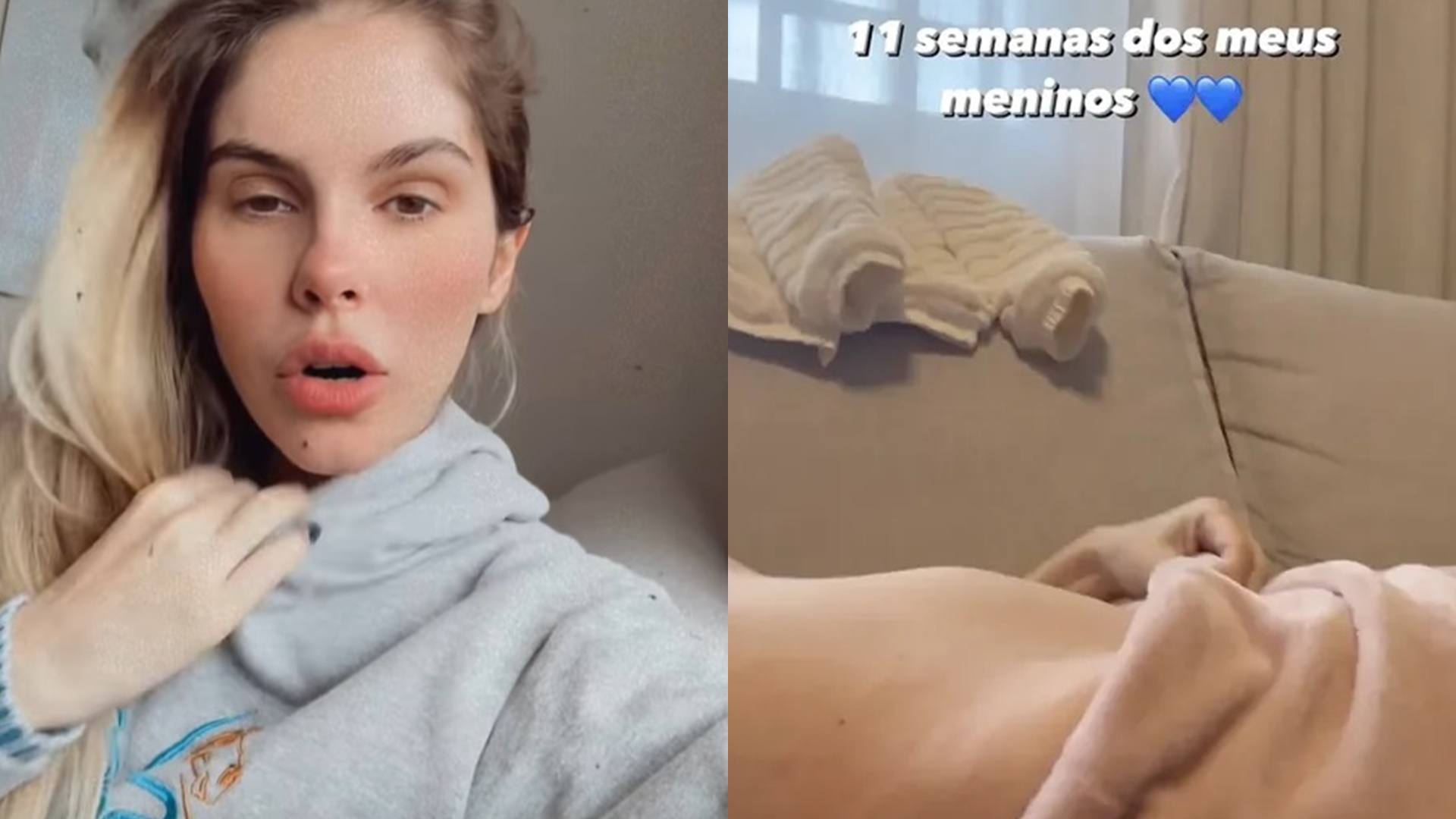 Grávida de gêmeos, Bárbara Evans detalha quanto engordou em três meses: “Não sinto”