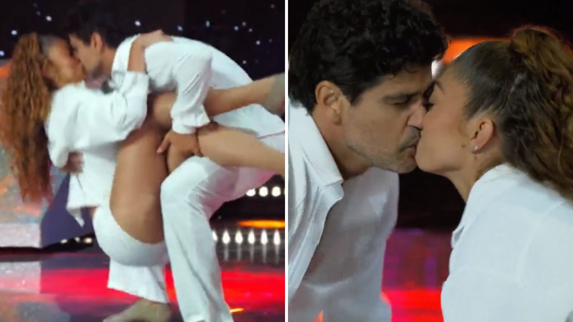 Bruno Cabrerizo é eliminado do ‘Dança dos Famosos’ mesmo após beijão na professora