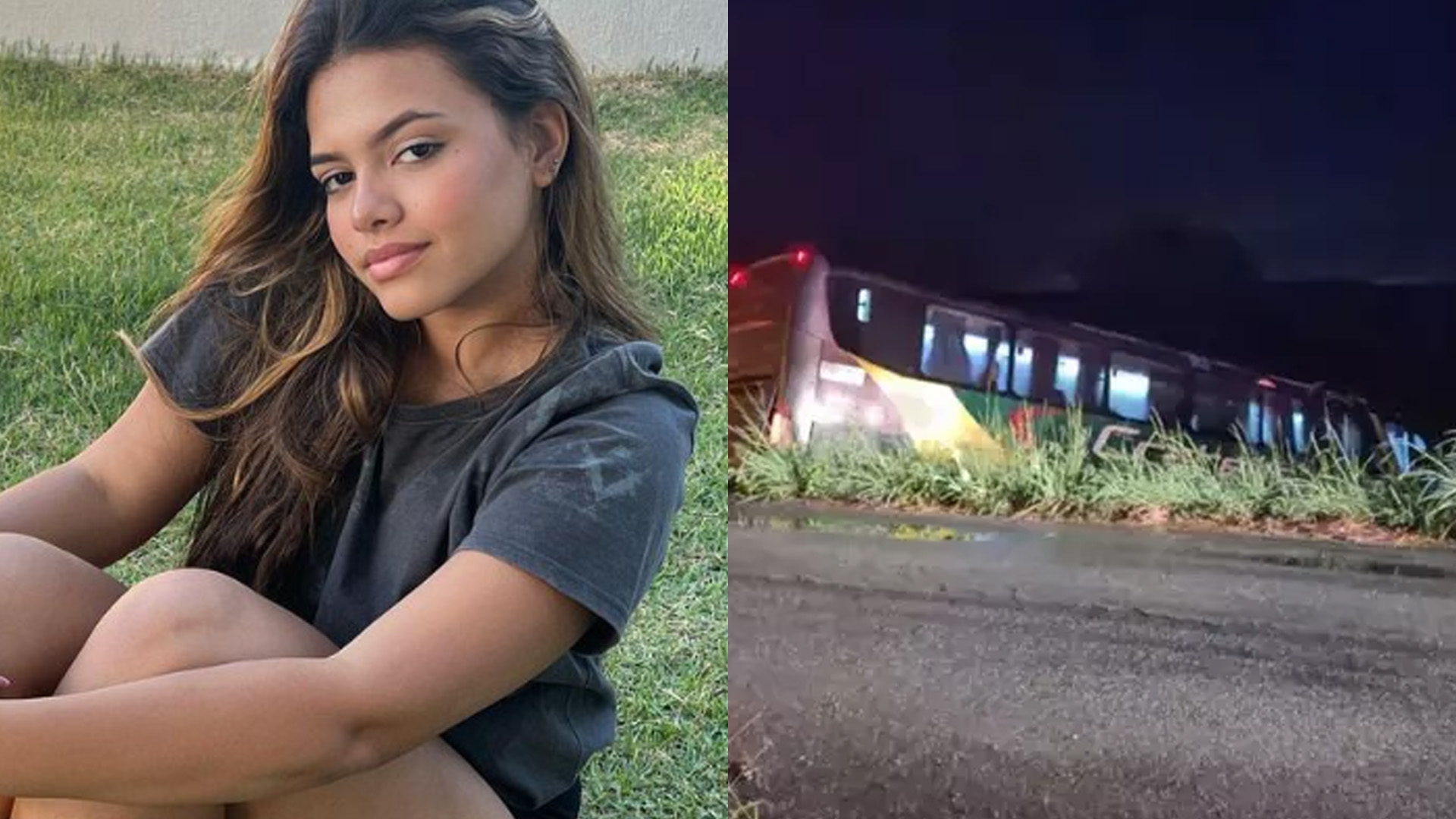 Cantora Brisa Star é hospitalizada após ônibus cair em ribanceira: “Pedimos orações”