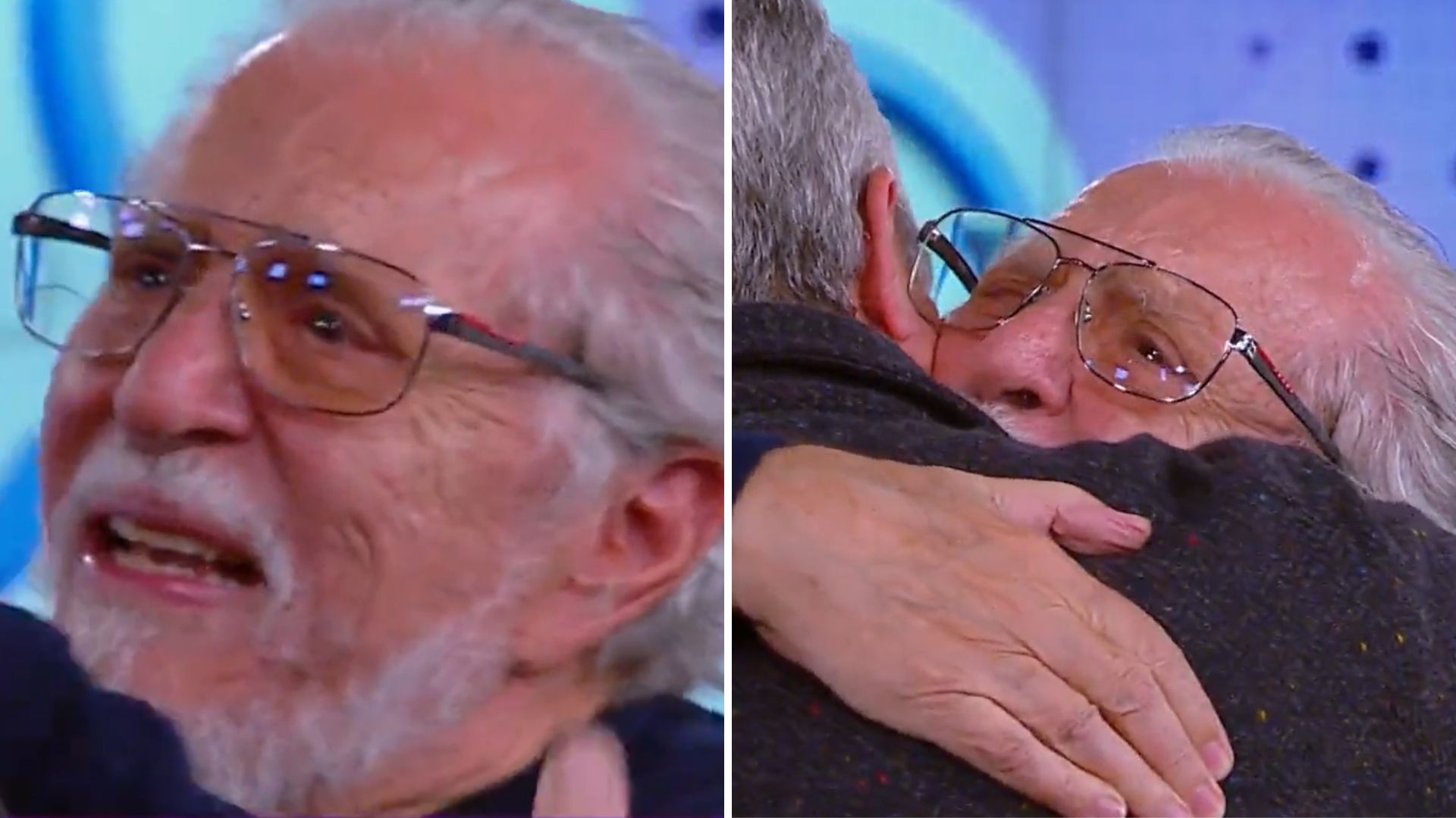 Carlos Alberto da Nóbrega fica aos prantos após reencontro inesperado ao vivo: “Emoção”