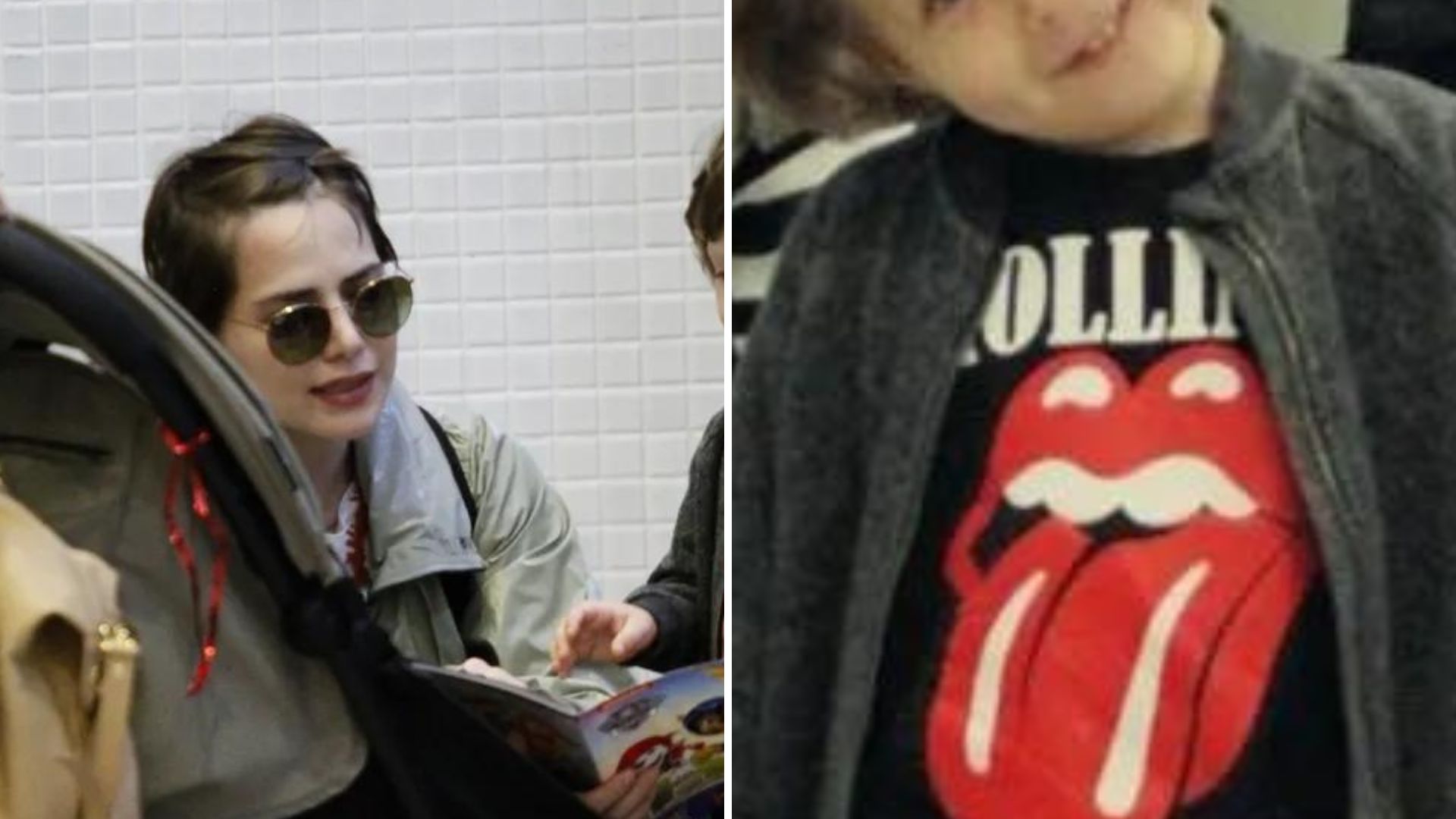 Cresceu! Filho de Letícia Colin rouba a cena em aeroporto do Rio