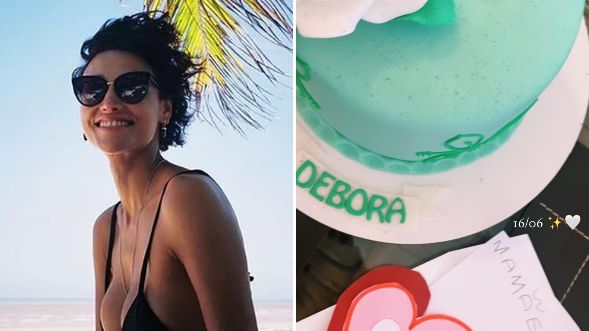 Débora Nascimento celebra 38 anos e ganha presente intimista da filha: “Te amo”