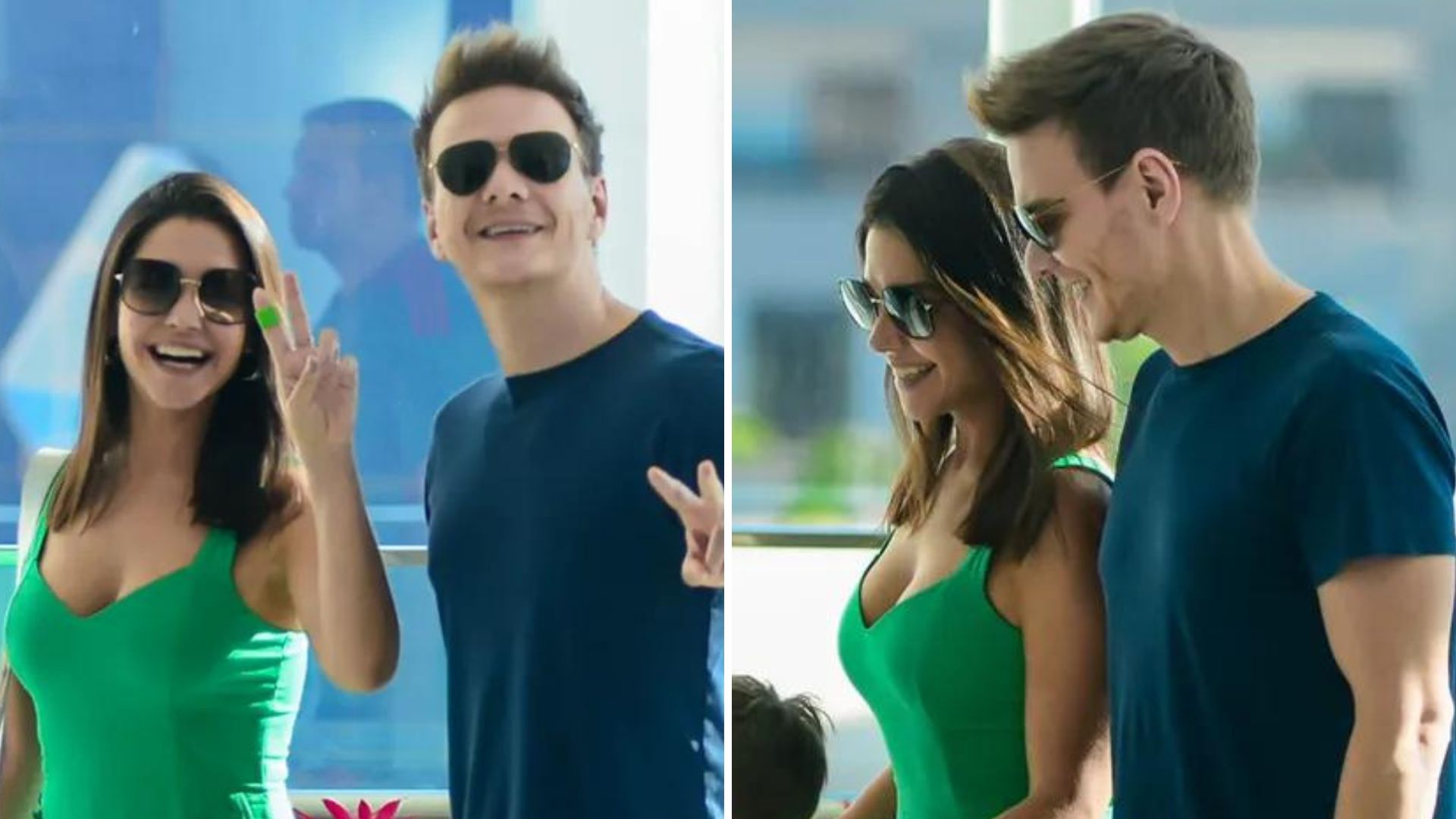 Enormes! Michel Teló e Thais Fersoza fazem passeio descontraído com filhos no Rio