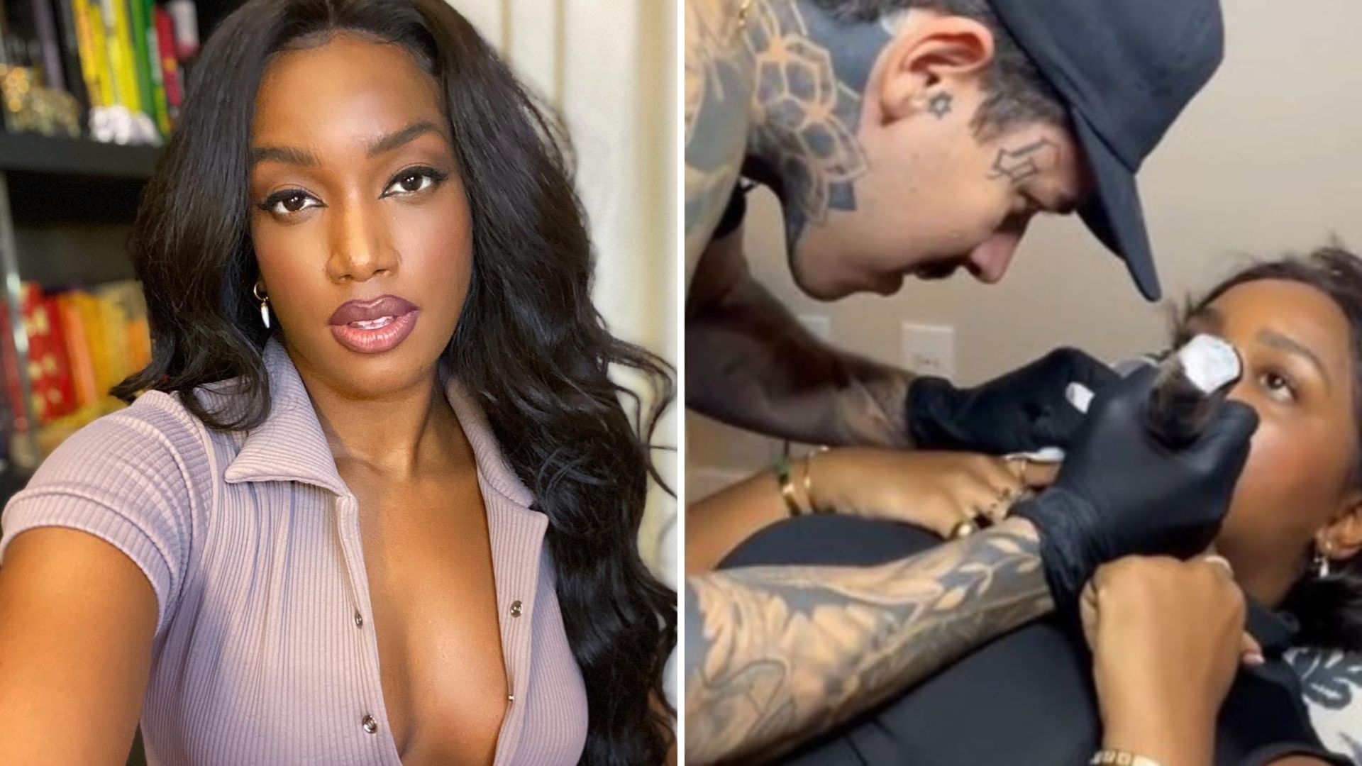 Faria? Iza faz tatuagem ousada na boca e web reage: “Breguice”