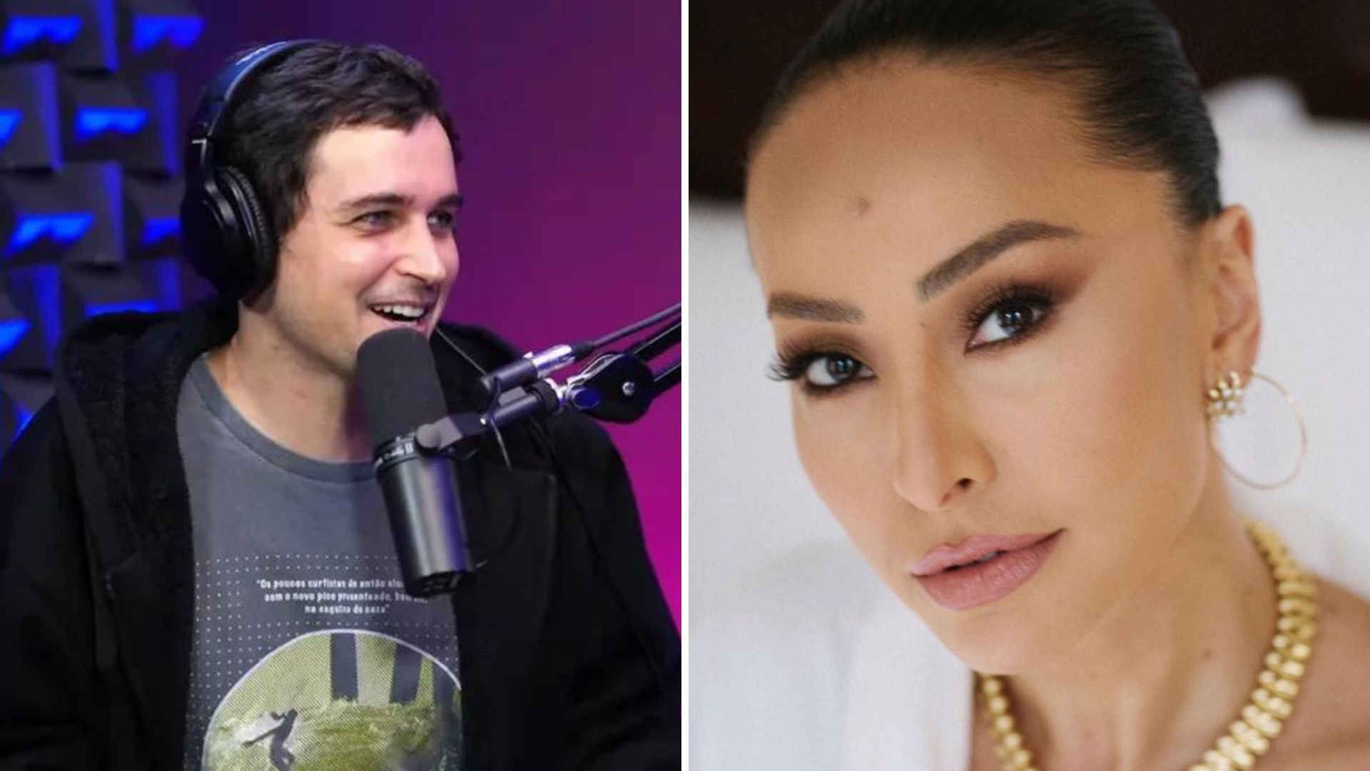 Felipe Dylon revela romance em segredo com Sabrina Sato: “Rolou um clima”