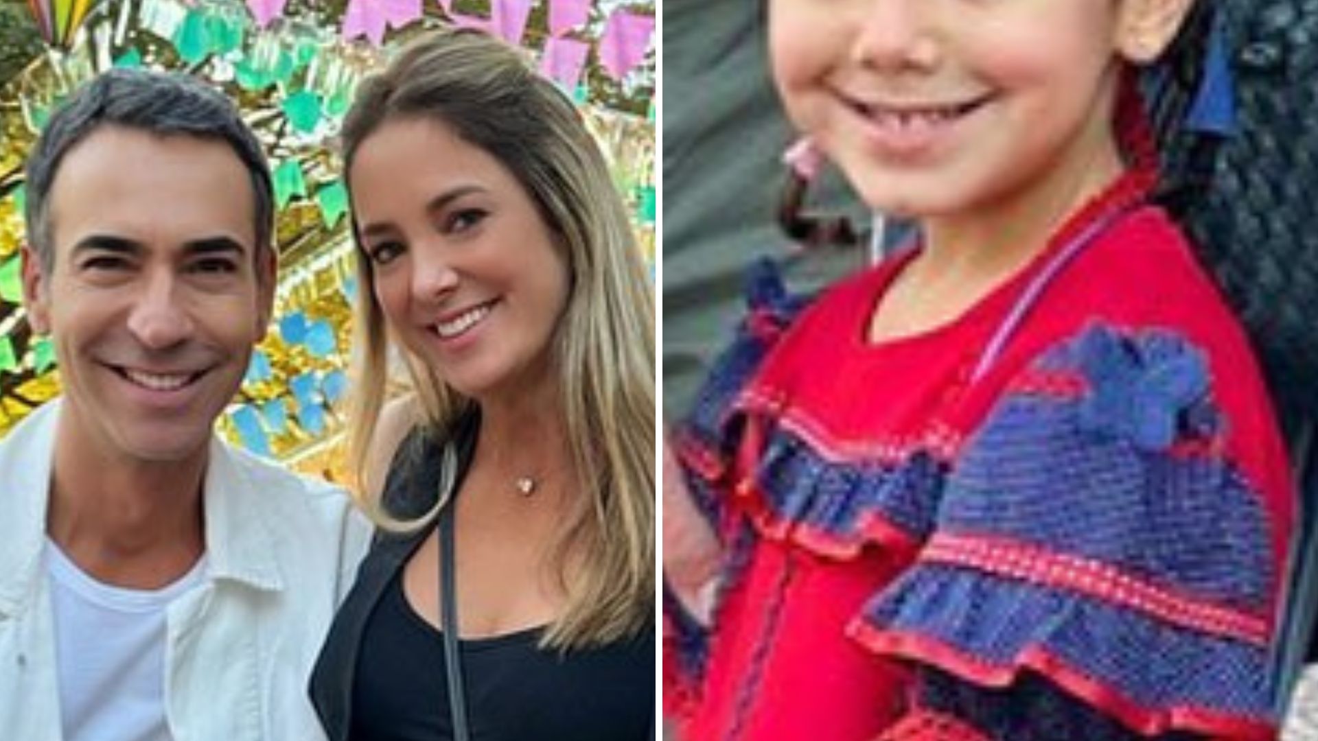 Filha de Ticiane Pinheiro e Cesar Tralli surge em festa junina e impressiona: “Como?”