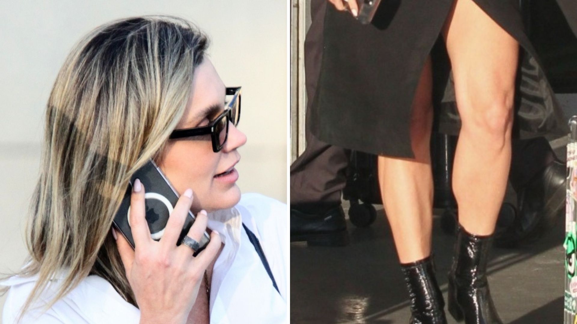 De parar o trânsito! Flávia Alessandra é flagrada usando saia com fenda até a virilha