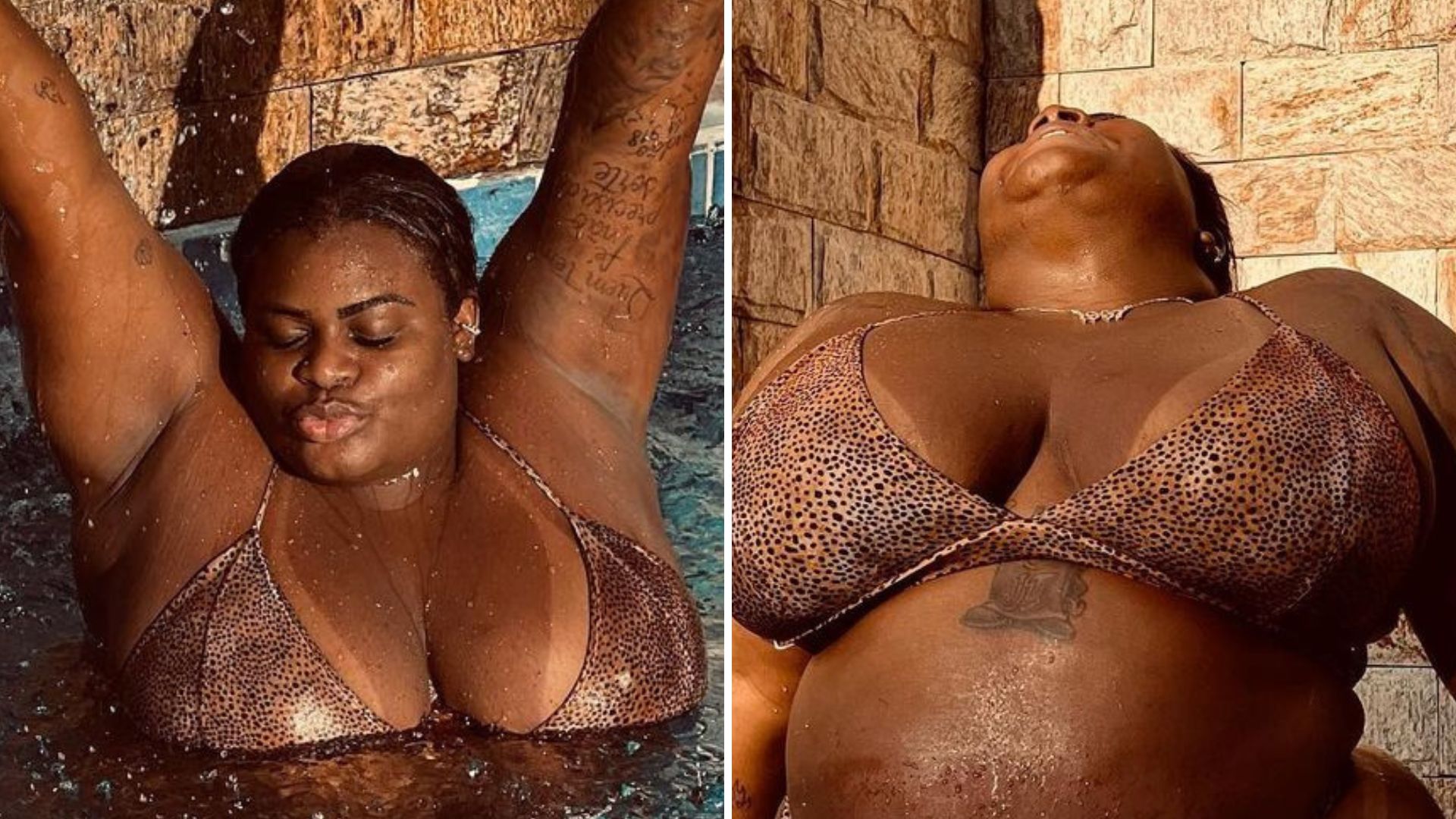 Focada! Só de fio-dental, Jojo Todynho ostenta corpaço mais sequinho na piscina: “Gostosa”