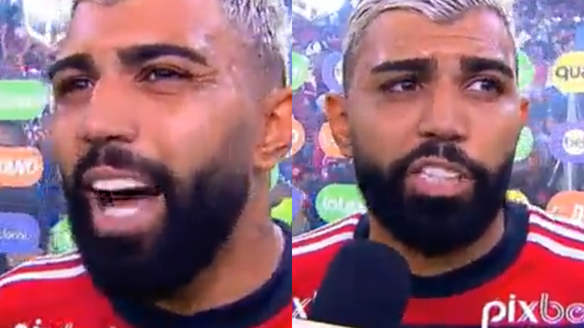 Gabigol dá coice em repórter ao vivo: “Flamengo não é Big Brother”