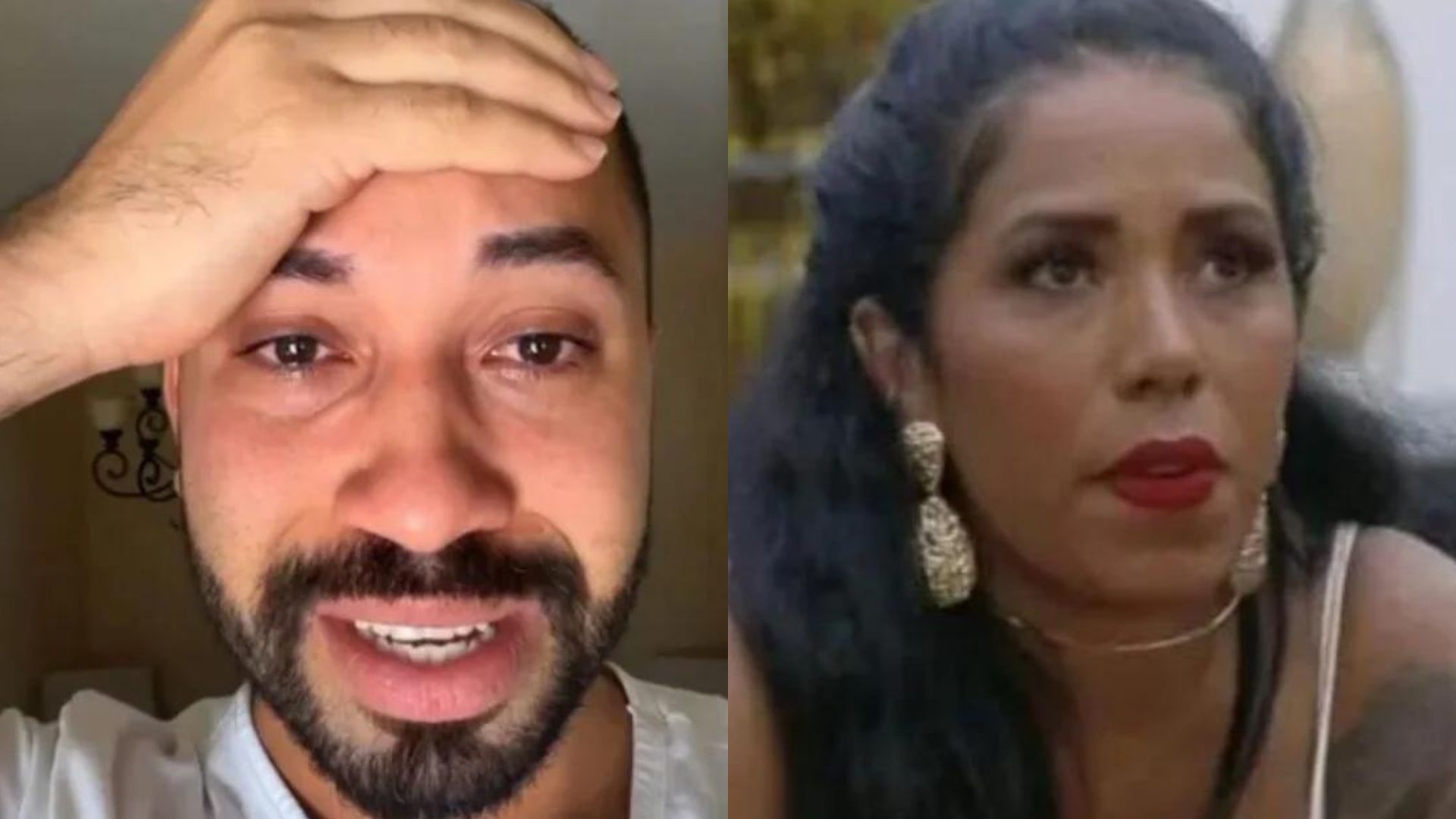Gil do Vigor desaba em lágrimas após eliminação da irmã de reality: “Dói muito”