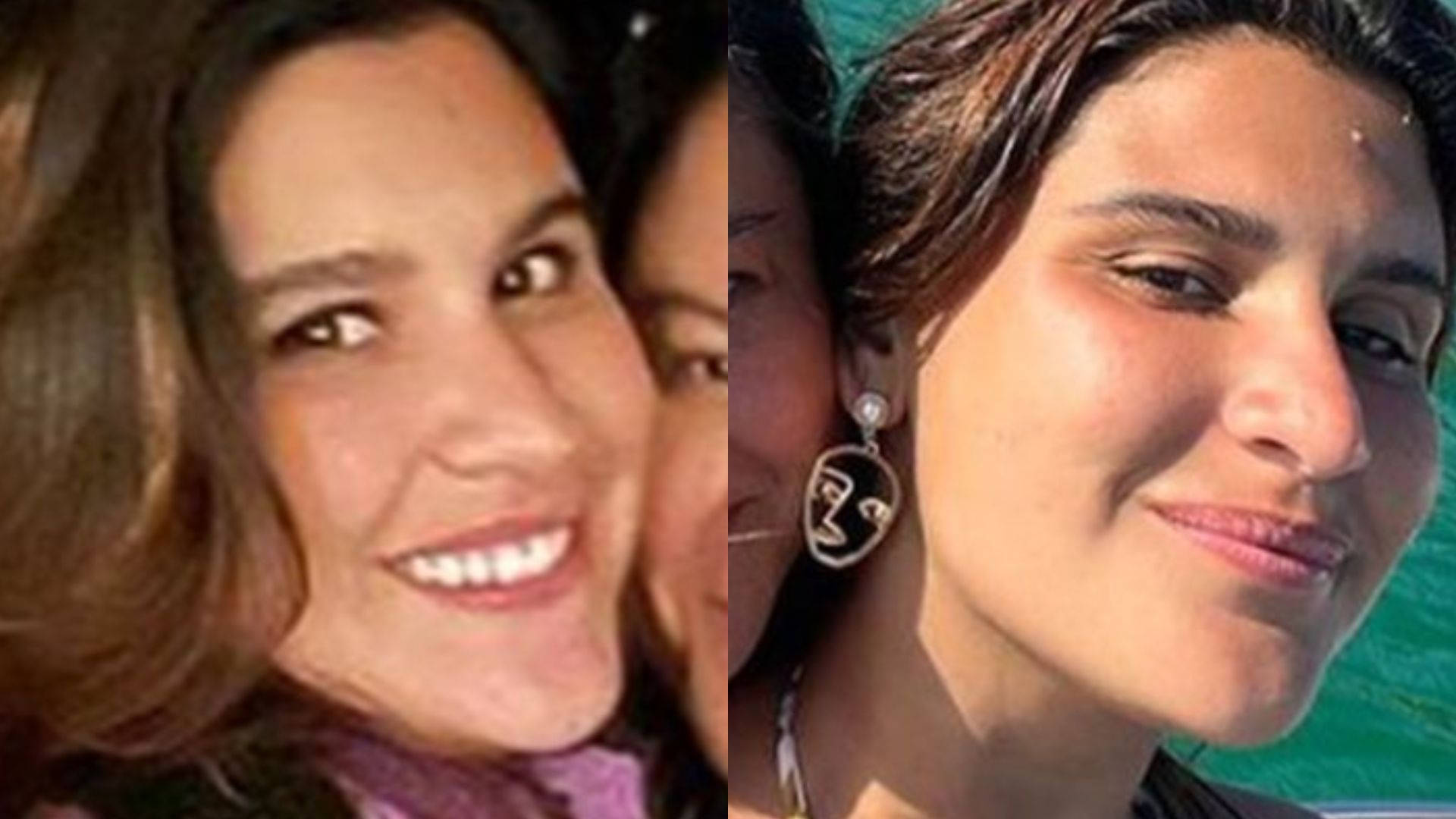 Giulia Costa surge com irmã mais velha, filha de Renata Sorrah: “Muito parecidas”