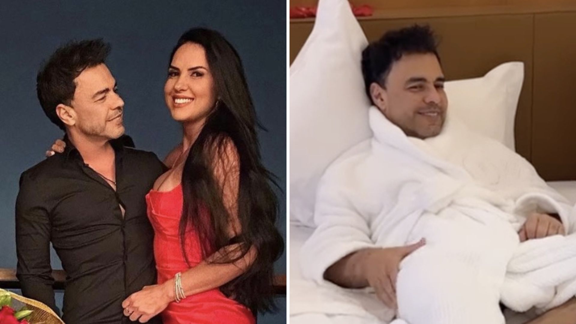 Graciele Lacerda aluga suíte presidencial para noite quente com Zezé di Camargo: “Incrível”