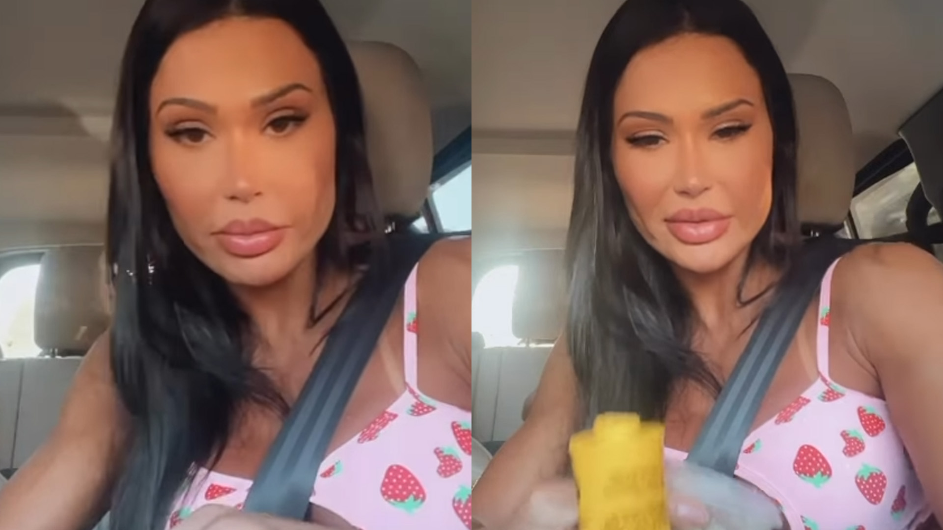 Gracyanne Barbosa encontra marmita estragada e come mesmo assim: “Não dá pra sentir”