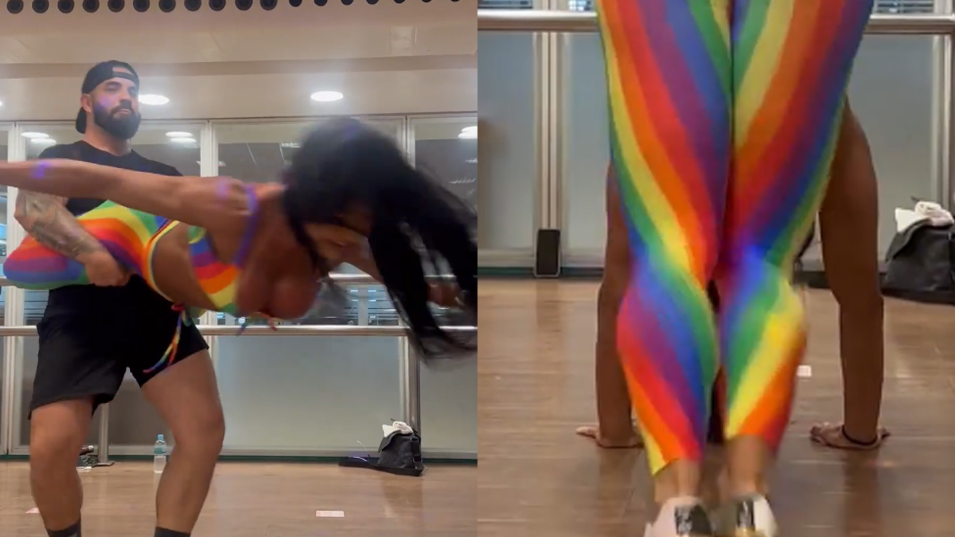 Sem calcinha, Gracyanne Barbosa passa dos limites em aula de dança: “Expulsa”
