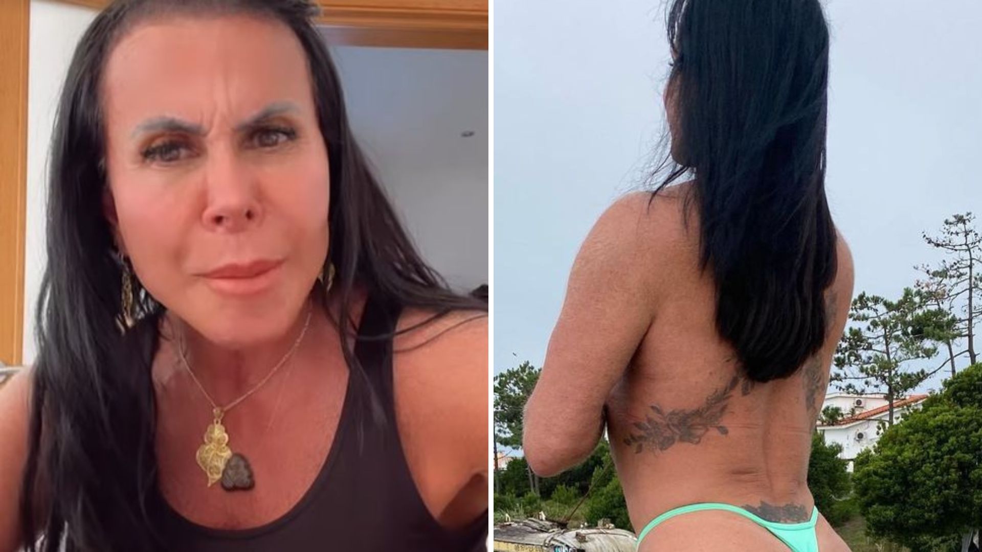Gretchen se enfurece com críticas após mostrar o bumbum: “Cuida da sua vida”
