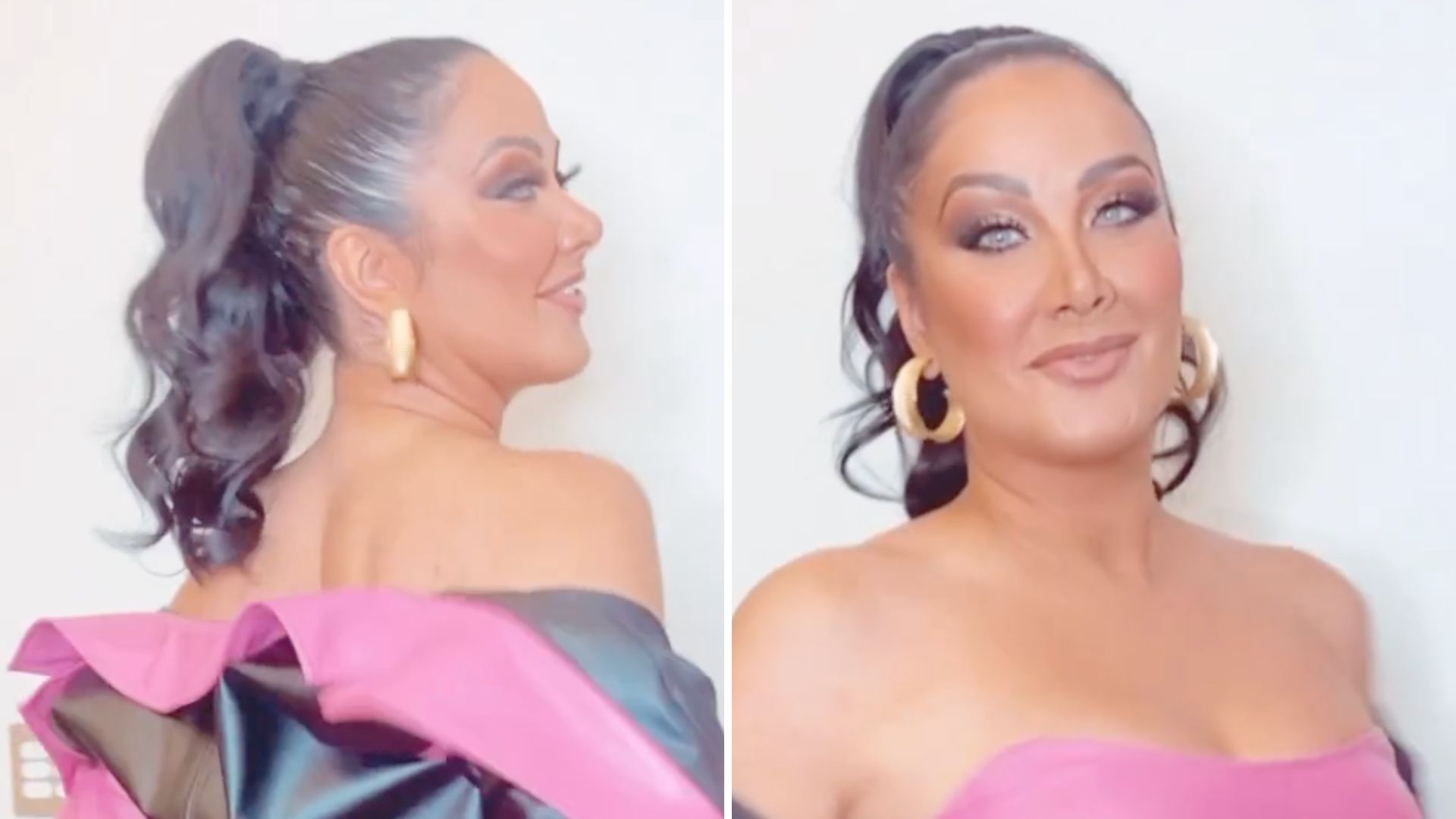 Solteira, Helen Ganzarolli tira a blusa, exibe vestidinho de couro e provoca fãs: “Pronta”