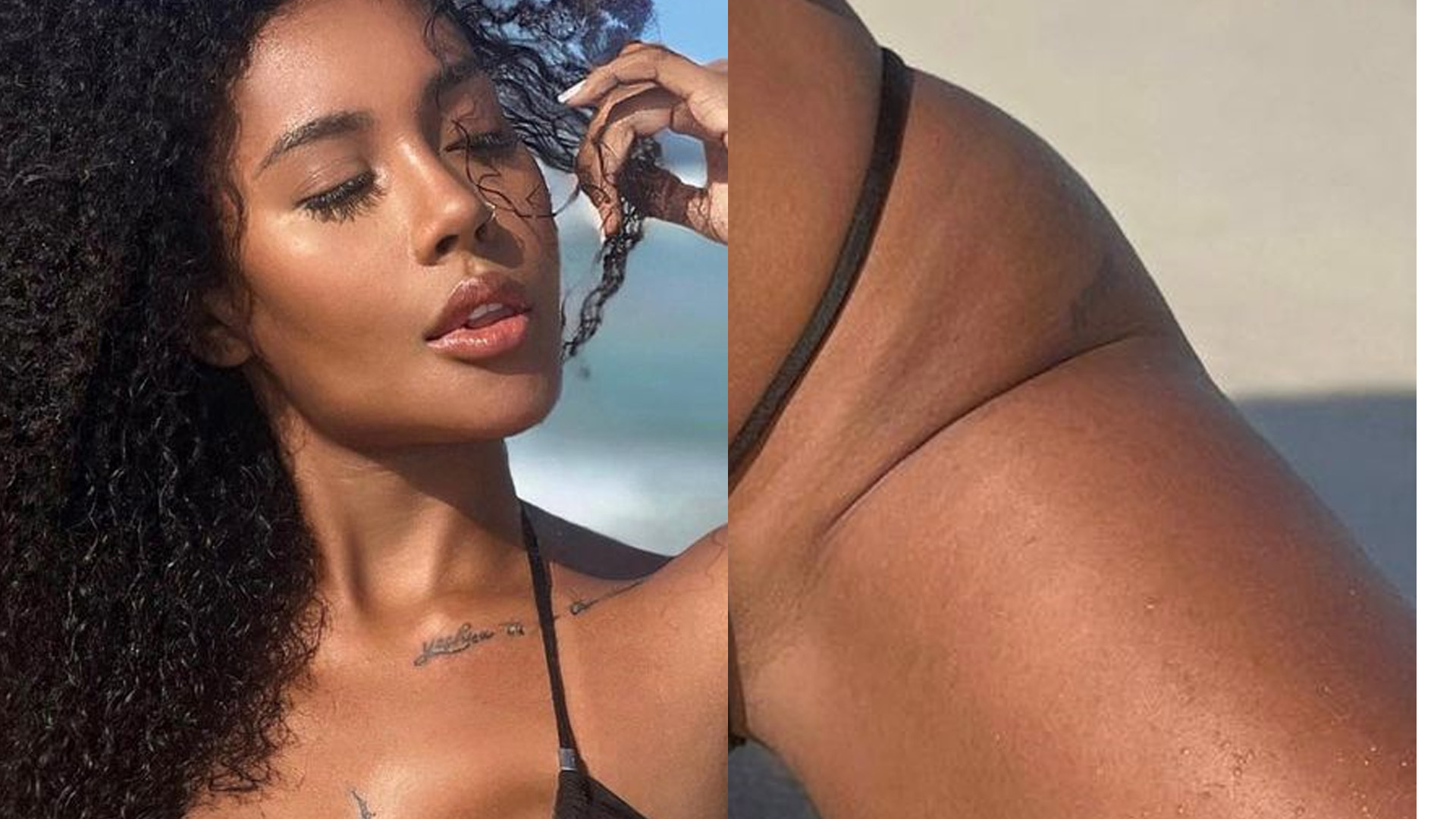 Irmã de Gracyanne Barbosa deixa cantinho da virilha aparecer em biquíni cortininha: “Abundante”