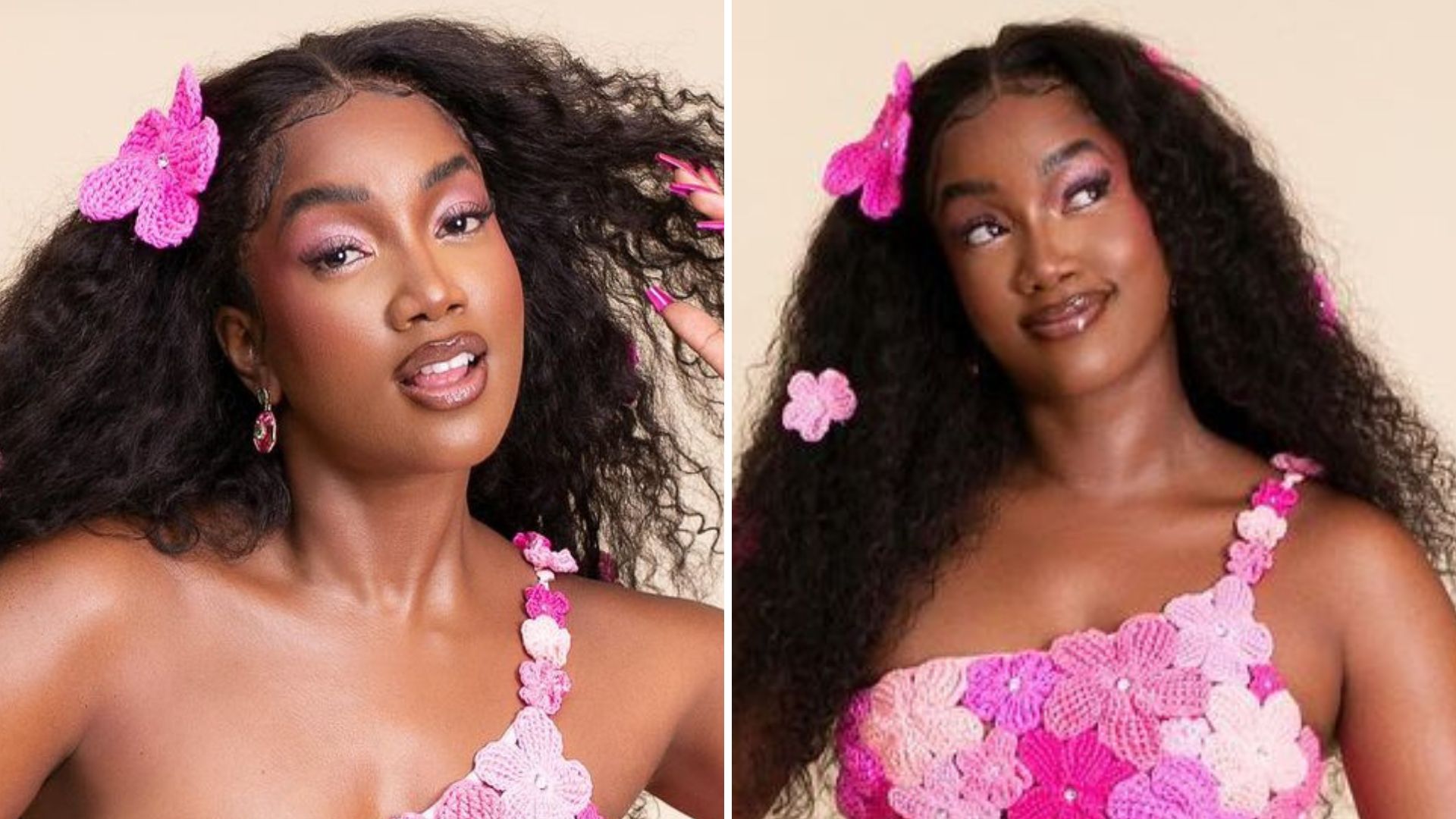 Iza aposta em vestido com flores de crochê no ‘The Voice Kids’: “Barbie”